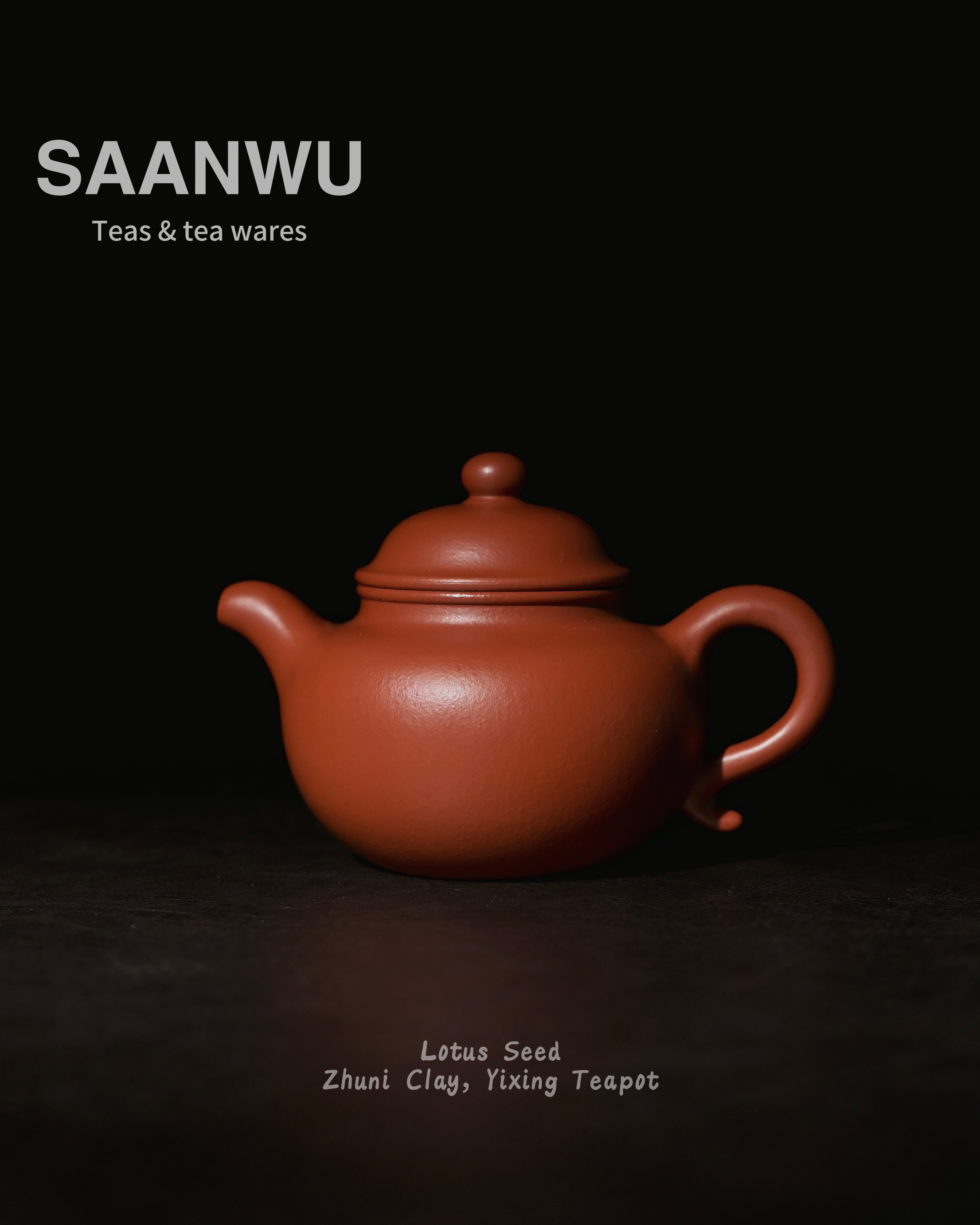 traditional yixing handmade zhuni teapot – Yixing Zhuni Clay Lotus Seed Zisha Teapot 120ml by Kungfuyang
