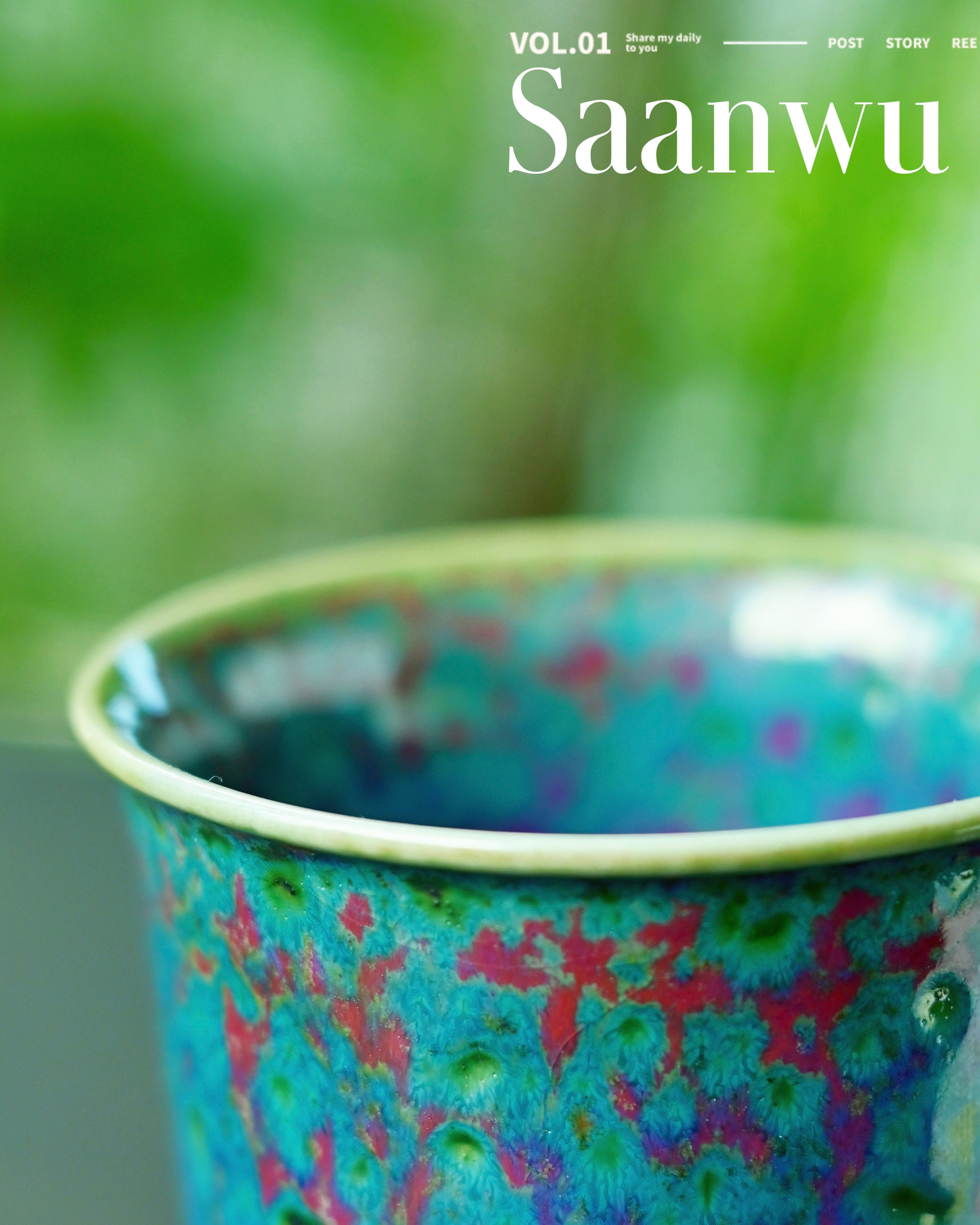 jun porcelain galaxy glaze cup – Jun Ware Color-Shifting Cola Cup by Kungfuyang