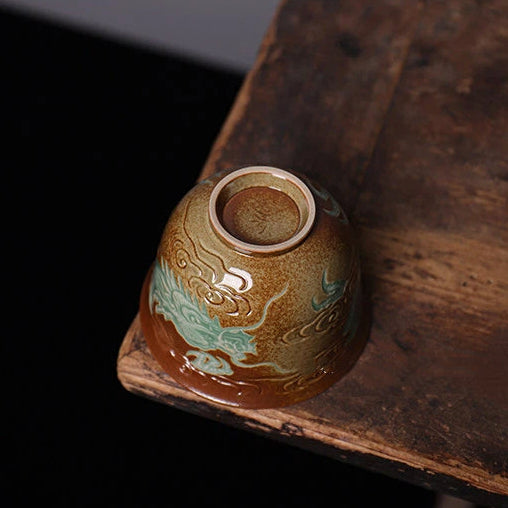 tynrpa5lz – Longquan Celadon Handmade Gaiwan – Plum Green Cloud-Piercing by Kungfuyang