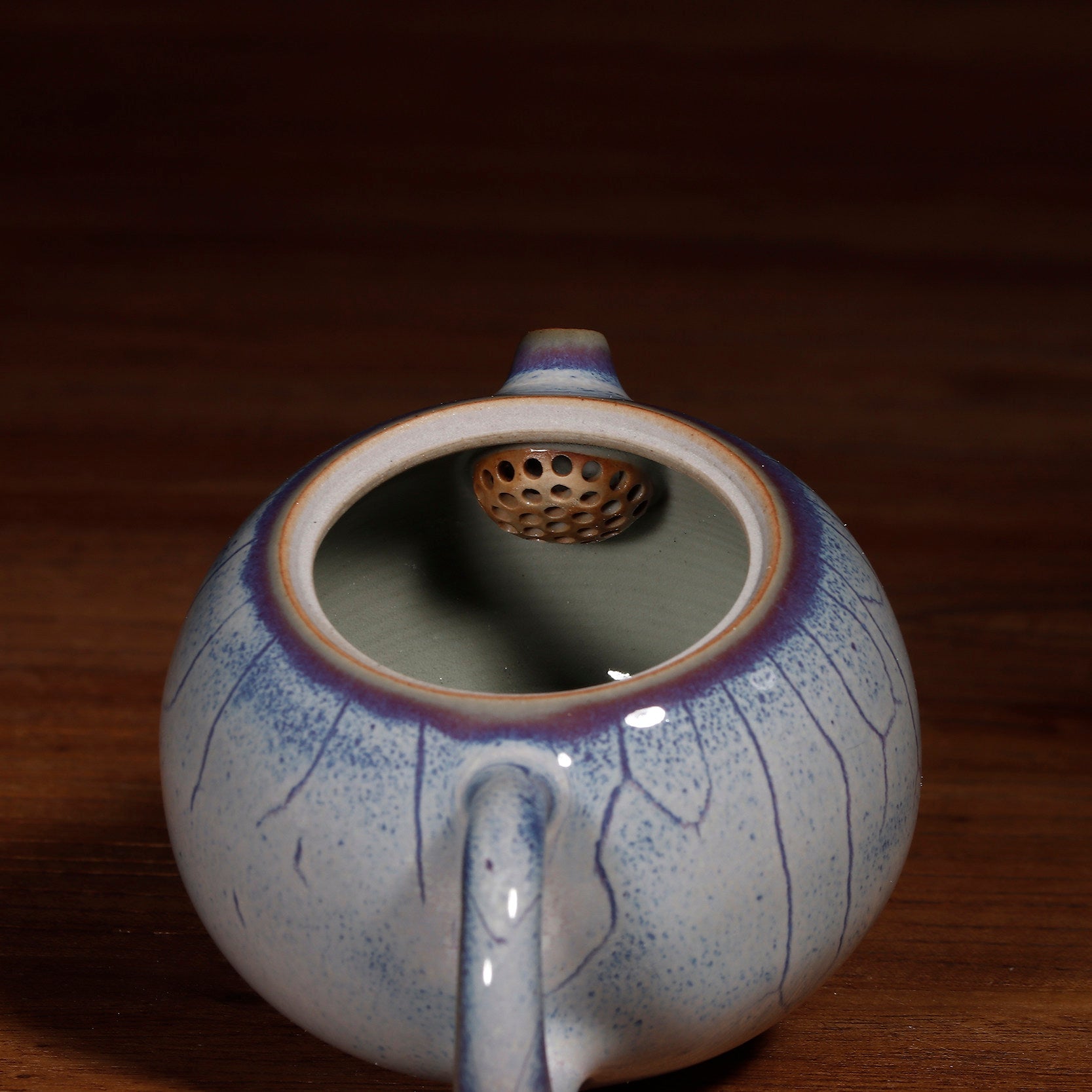03 7728 4228 9e0c 10573bf3444b – Handcrafted Jun Ware Xishi Teapot 100ml by Kungfuyang