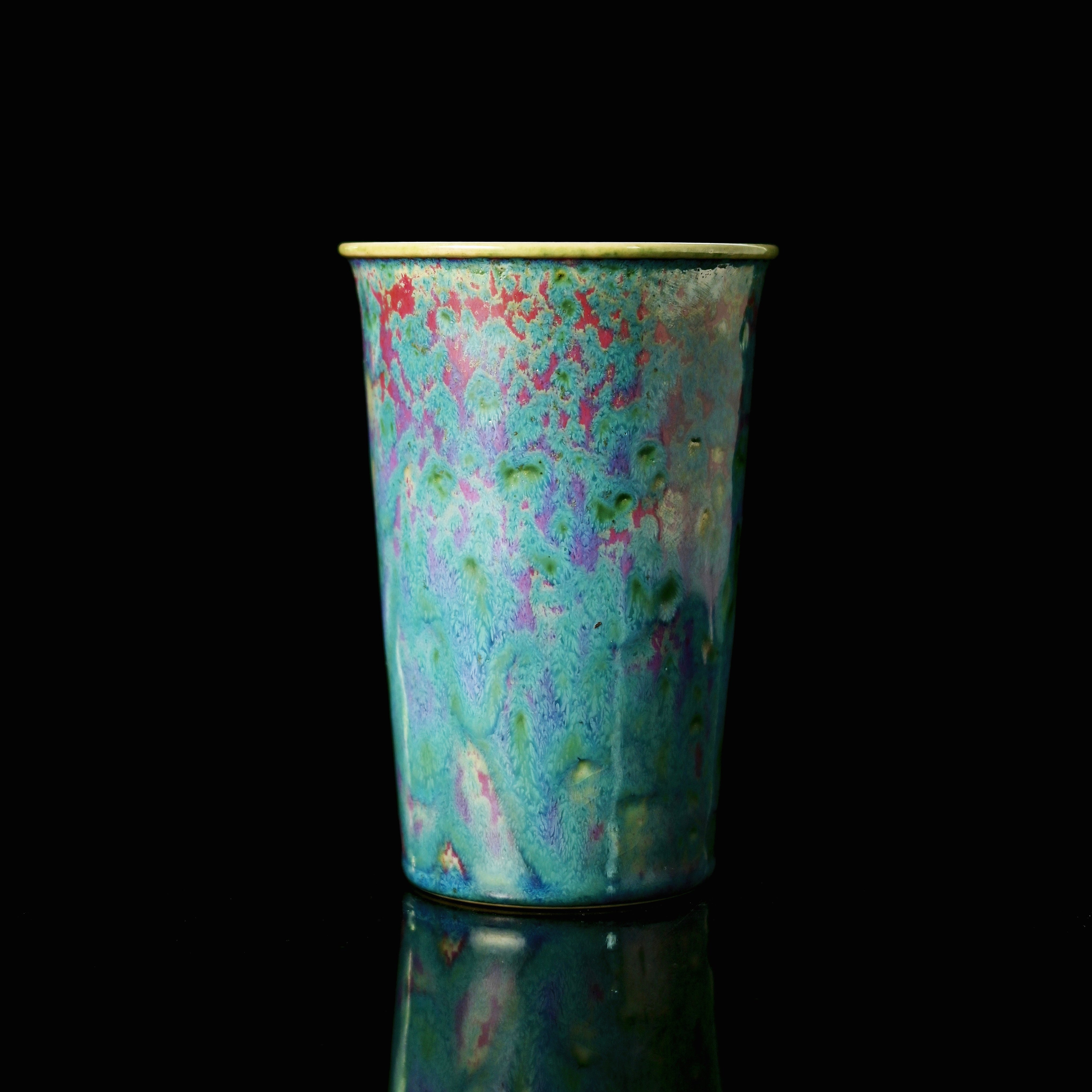 glaze ceramic tumbler – Jun Ware Color-Shifting Cola Cup by Kungfuyang