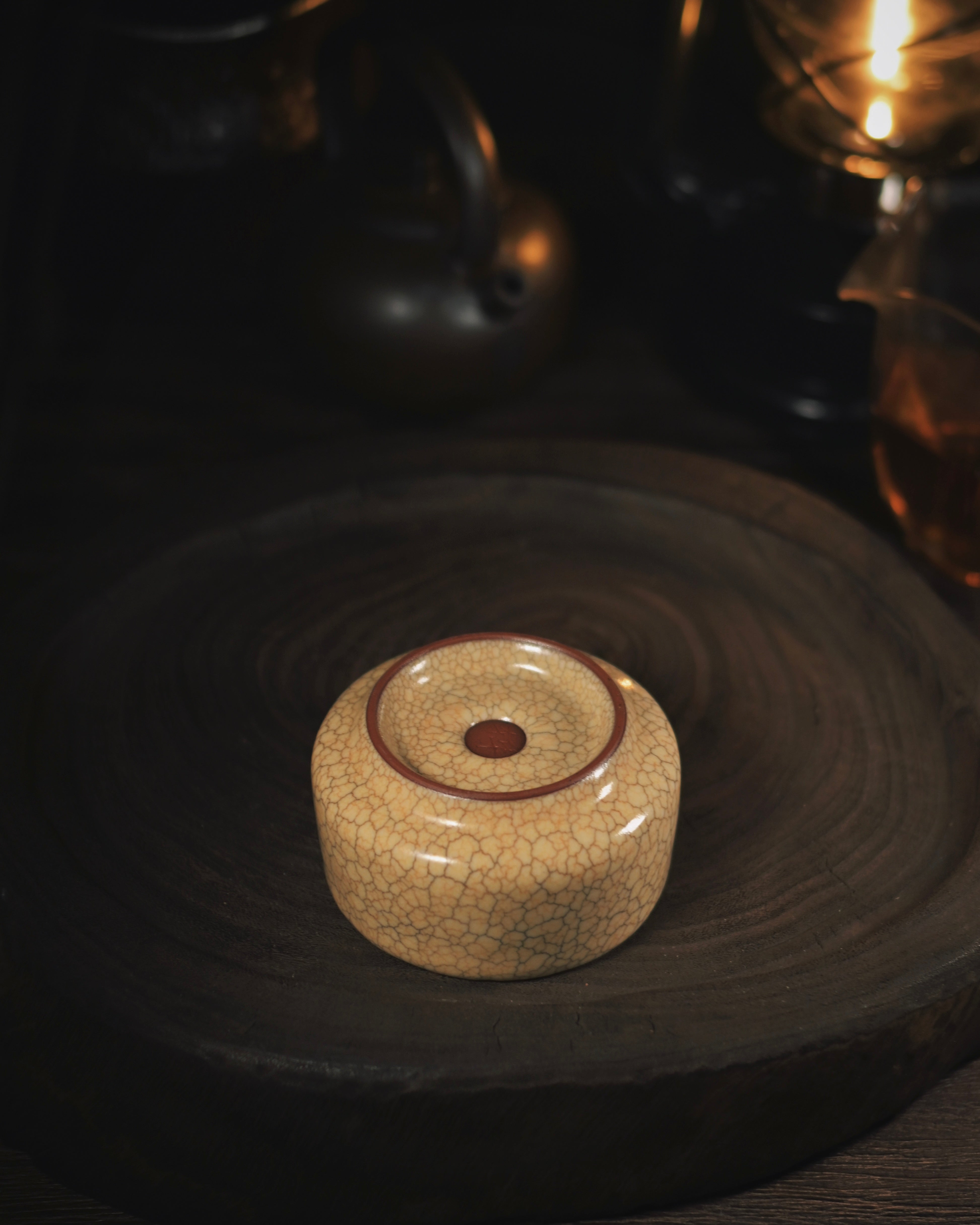 golden cracks glaze celadon teacup – Longquan Celadon – "Legendary Ge Kiln" Master Teacup by Kungfuyang