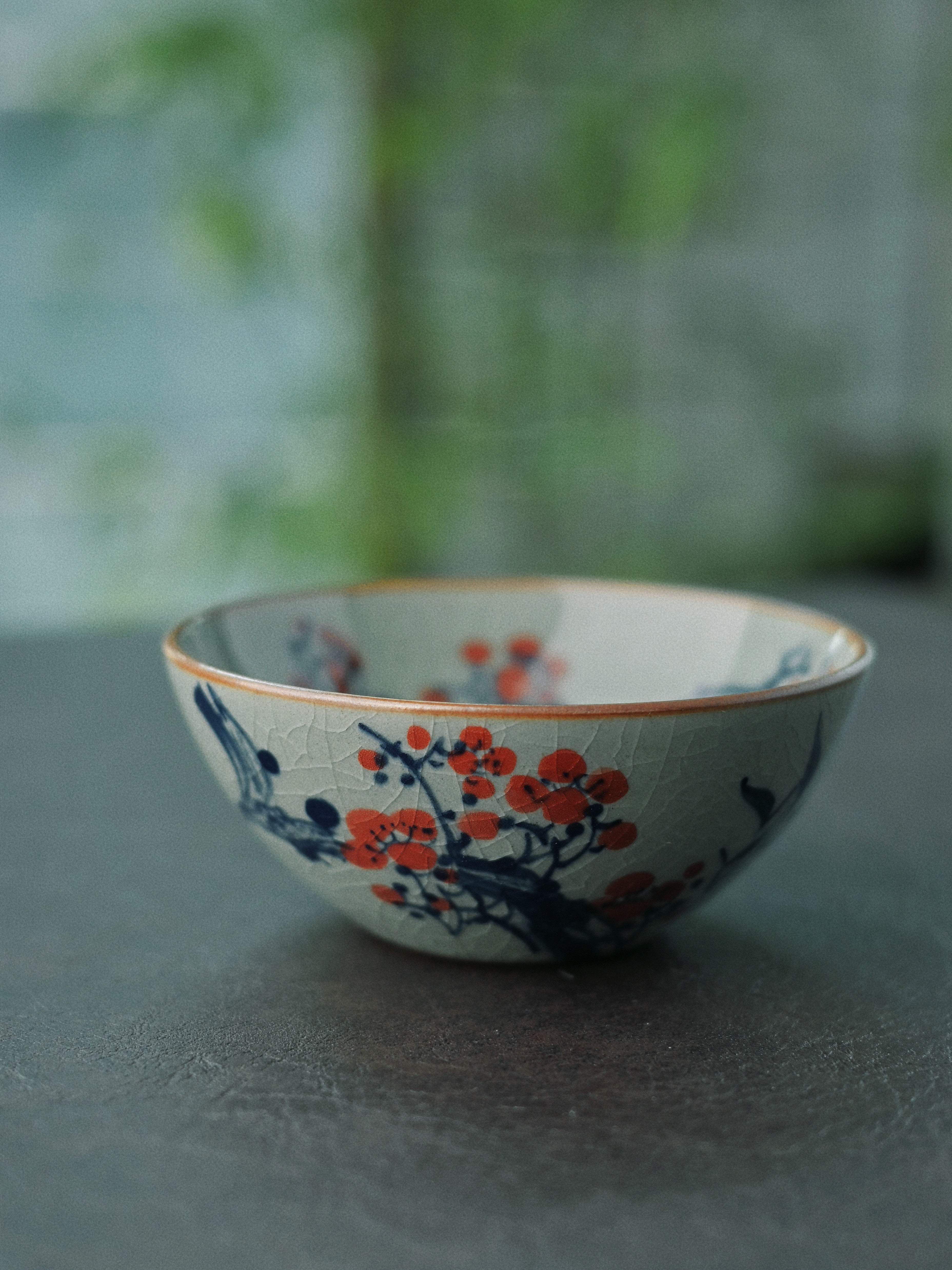 hand painted plum blossom teacup – Jingdezhen Hand-Painted Plum Blossom Underglaze Pu-erh Teacup by Kungfuyang