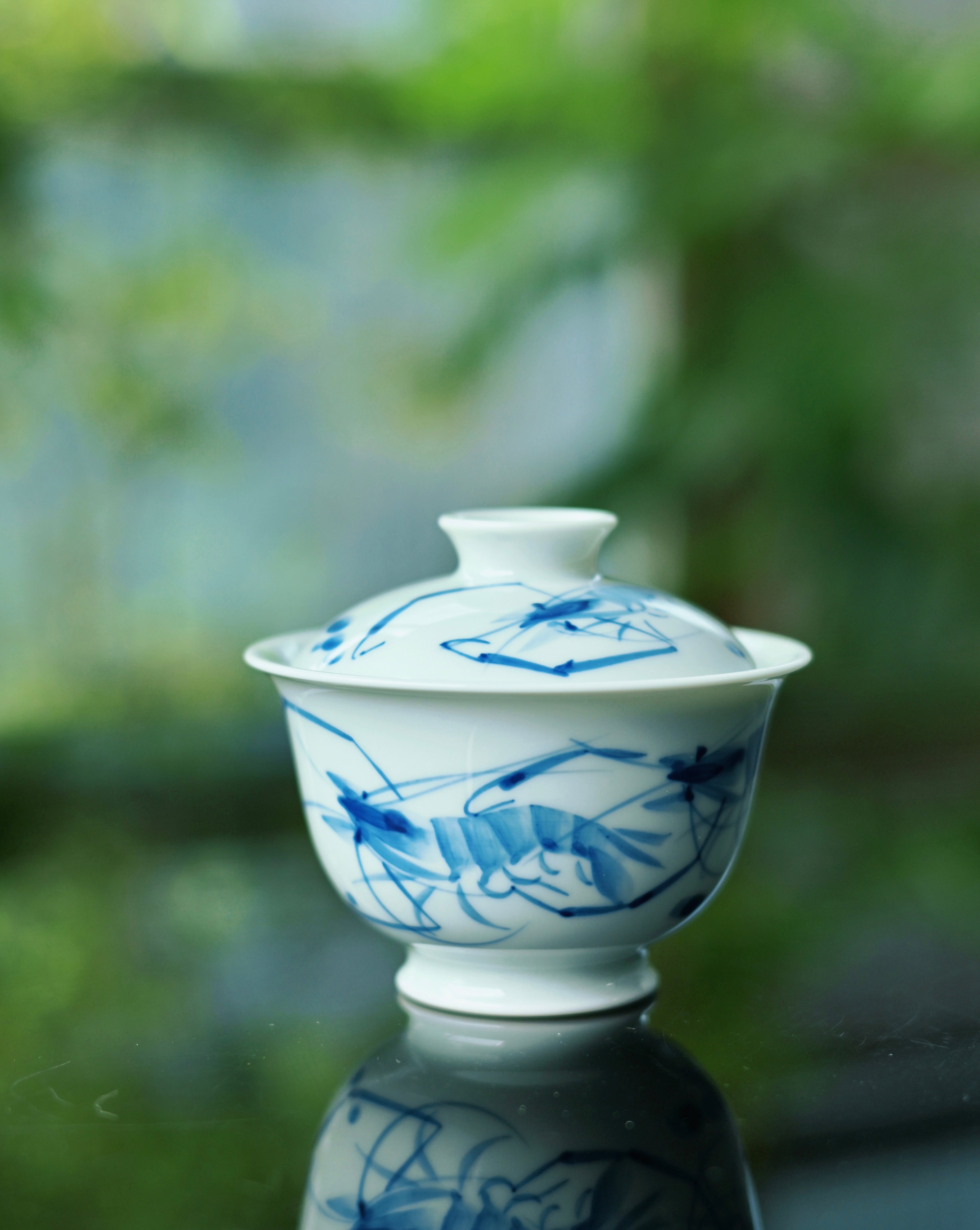 hand painted shrimp blue and white – Jingdezhen Hand-Painted Shrimp Blue and White Porcelain by Kungfuyang, view 7-2