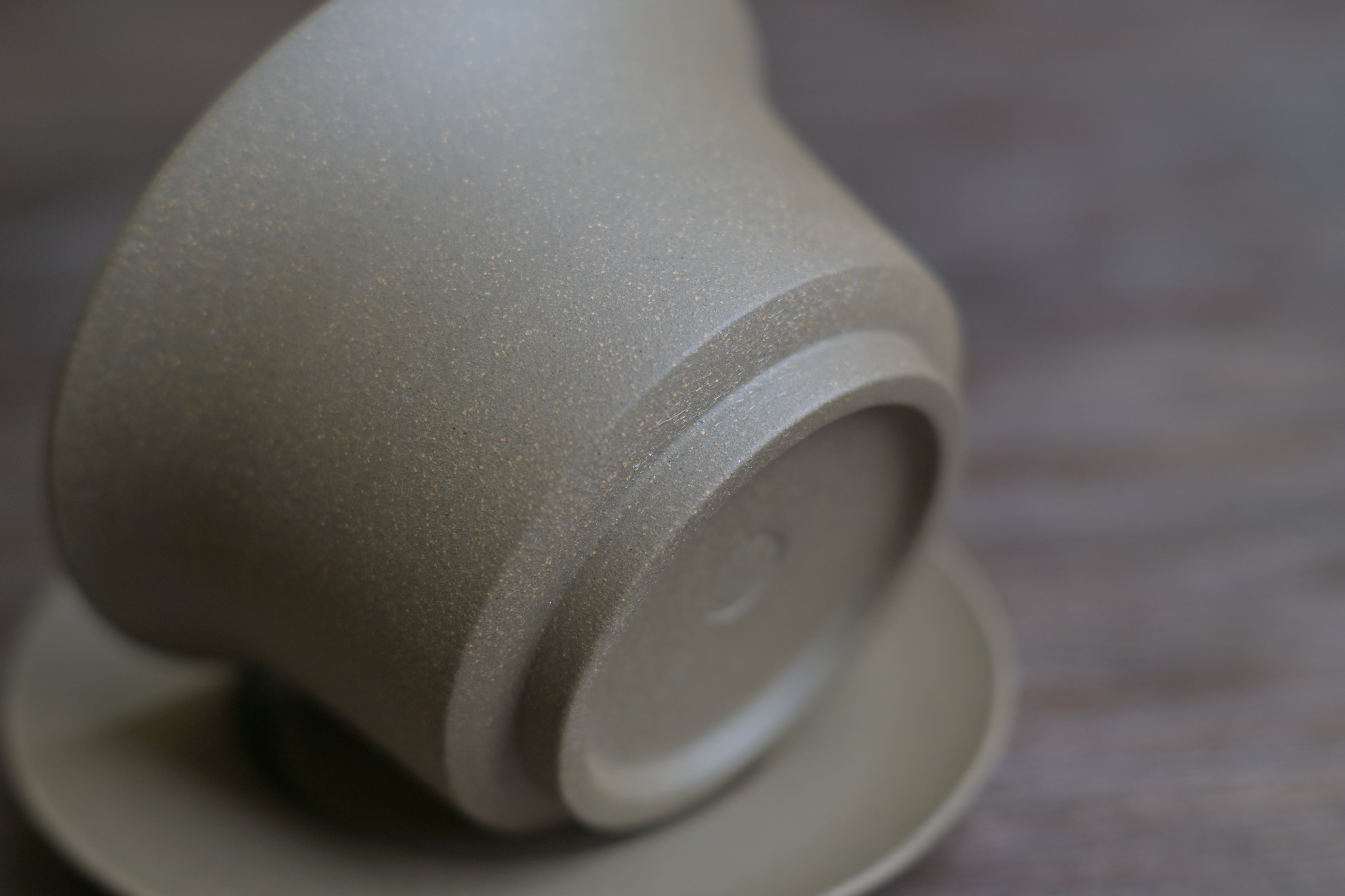 hand thrown clay gaiwan – Yixing Original Ore Purple Clay Handmade Three-Talent Gaiwan by Kungfuyang