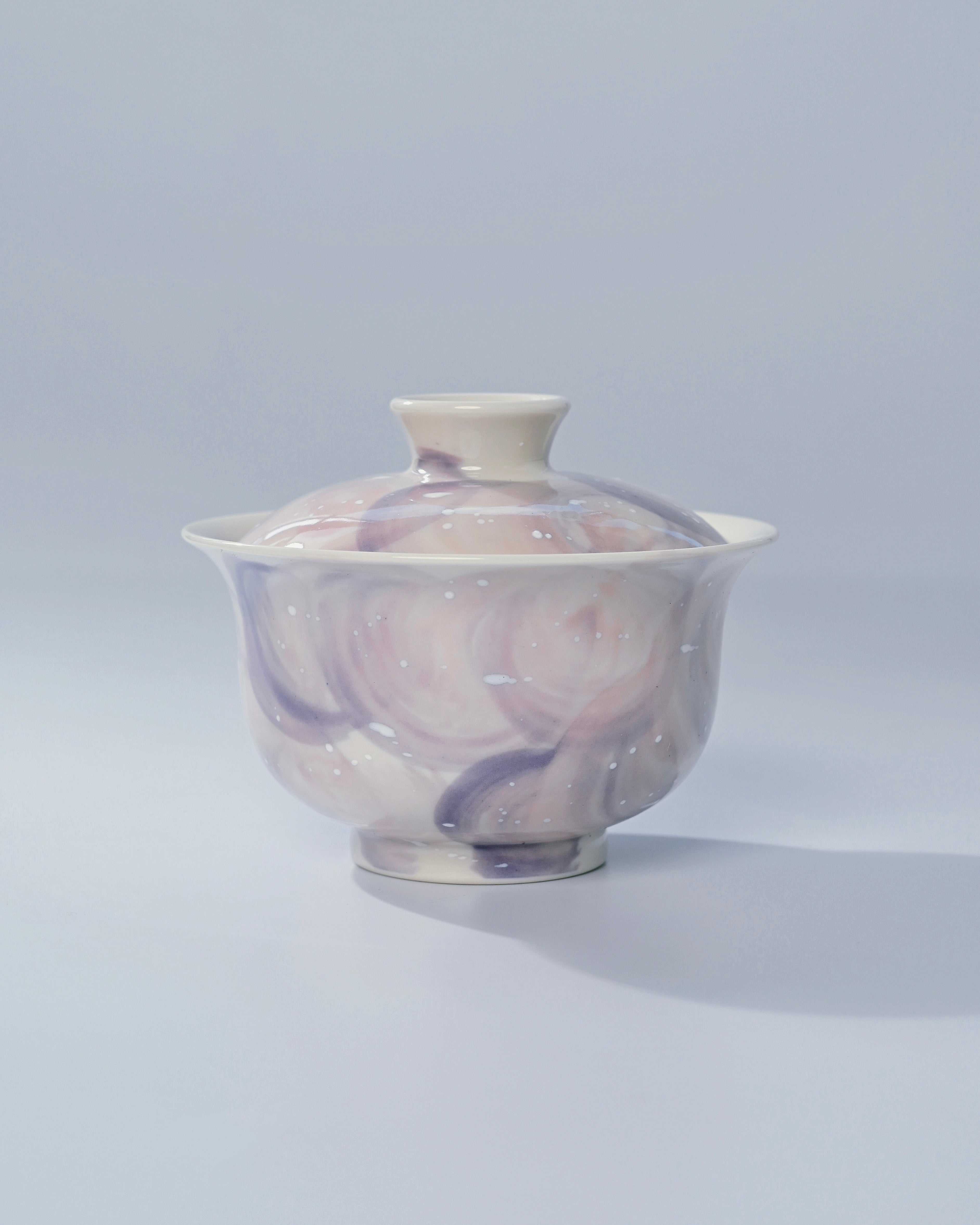 handmade underglaze gaiwan purple – Unique Piece Jingdezhen Handmade Underglaze “Snow Plain” by Kungfuyang