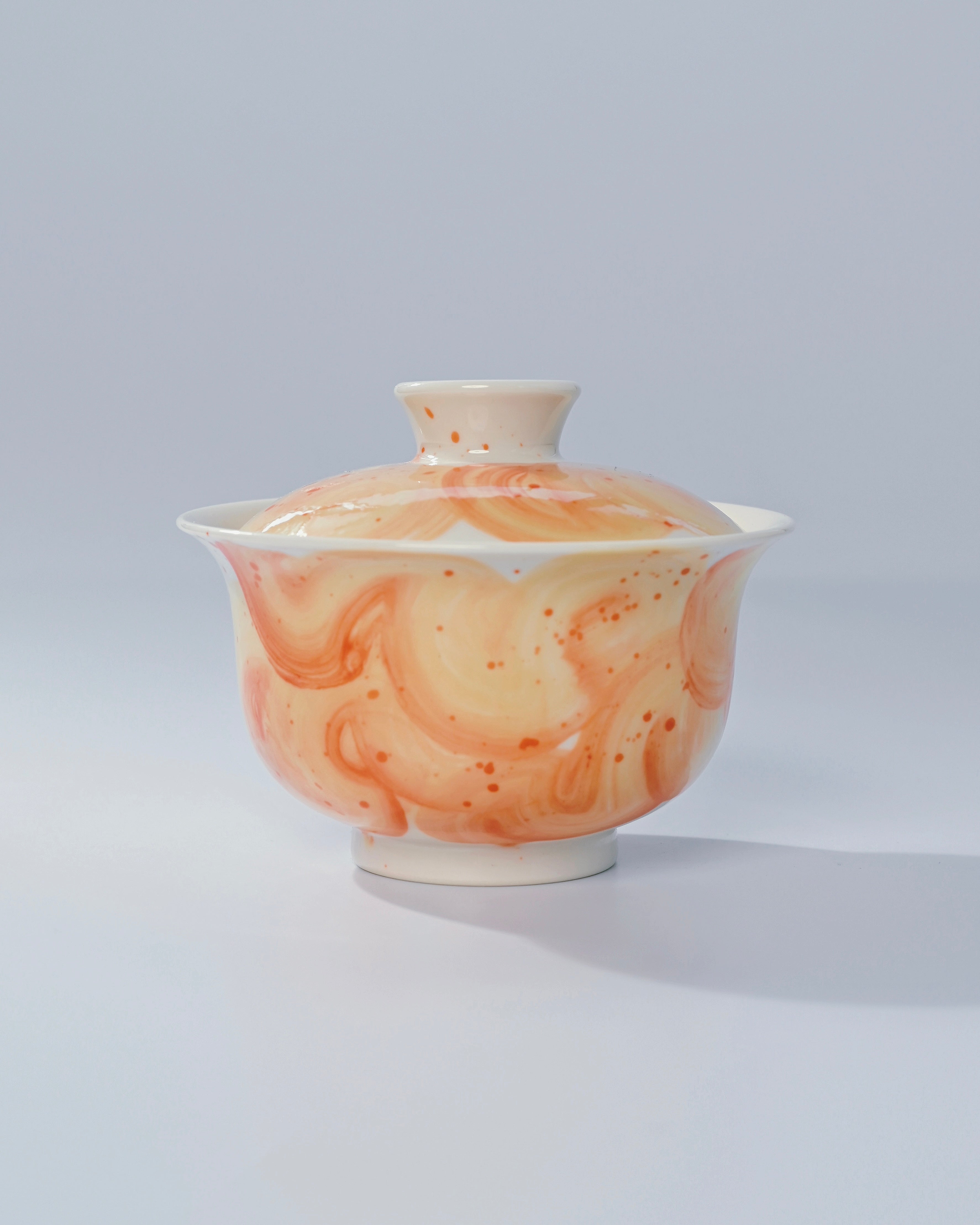 handmade underglaze snow plain gaiwan – Unique Piece Jingdezhen Handmade Underglaze “Snow Plain” by Kungfuyang, view 11-2