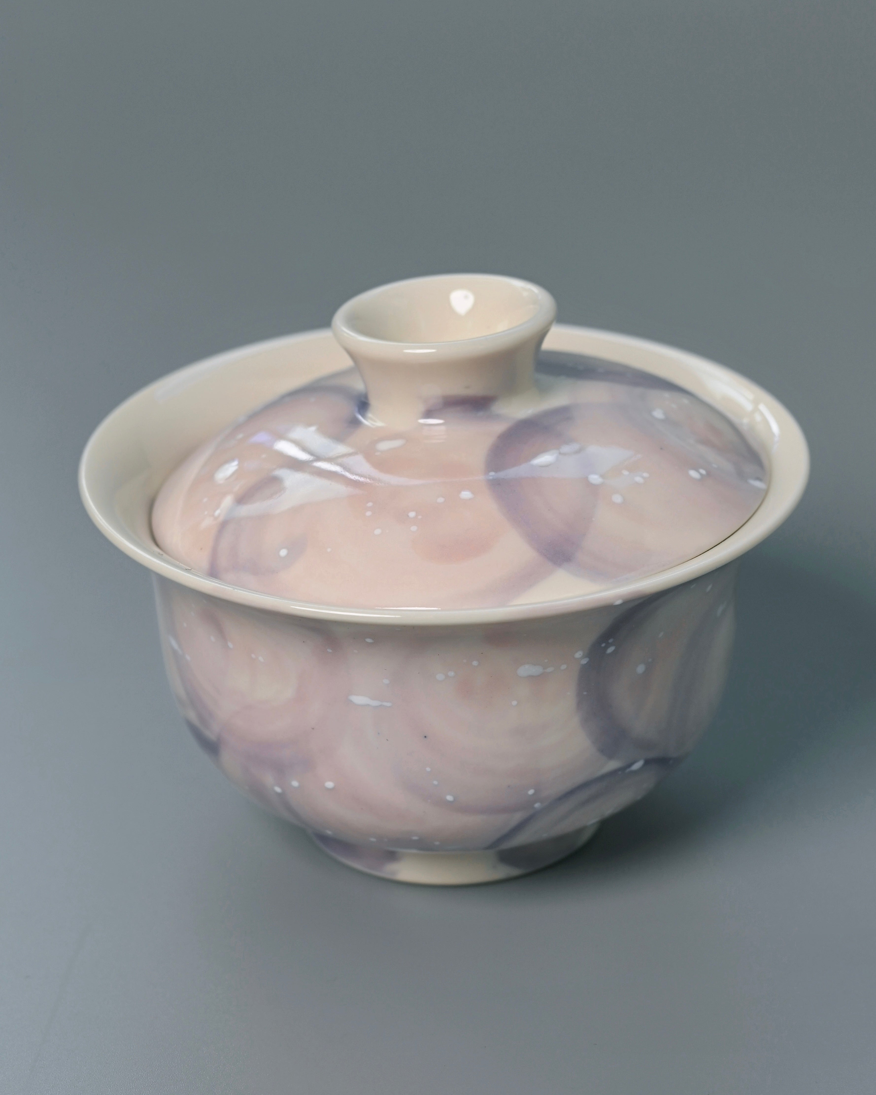 handmade underglaze snow plain purple – Unique Piece Jingdezhen Handmade Underglaze “Snow Plain” by Kungfuyang