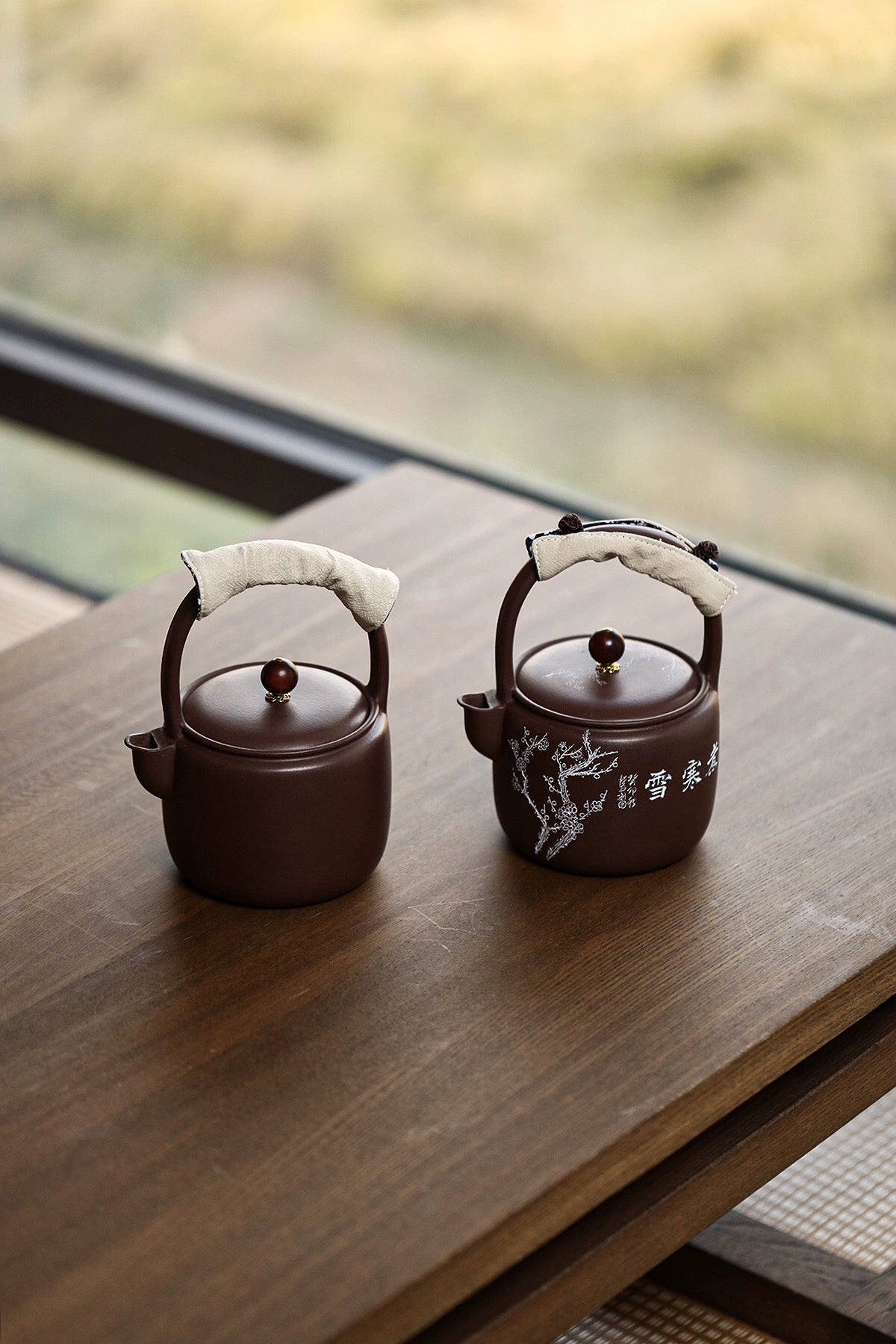 handmade yixing original ore old purple – Yixing Entirely Handmade Original Ore Old Purple Clay Kettle by Kungfuyang