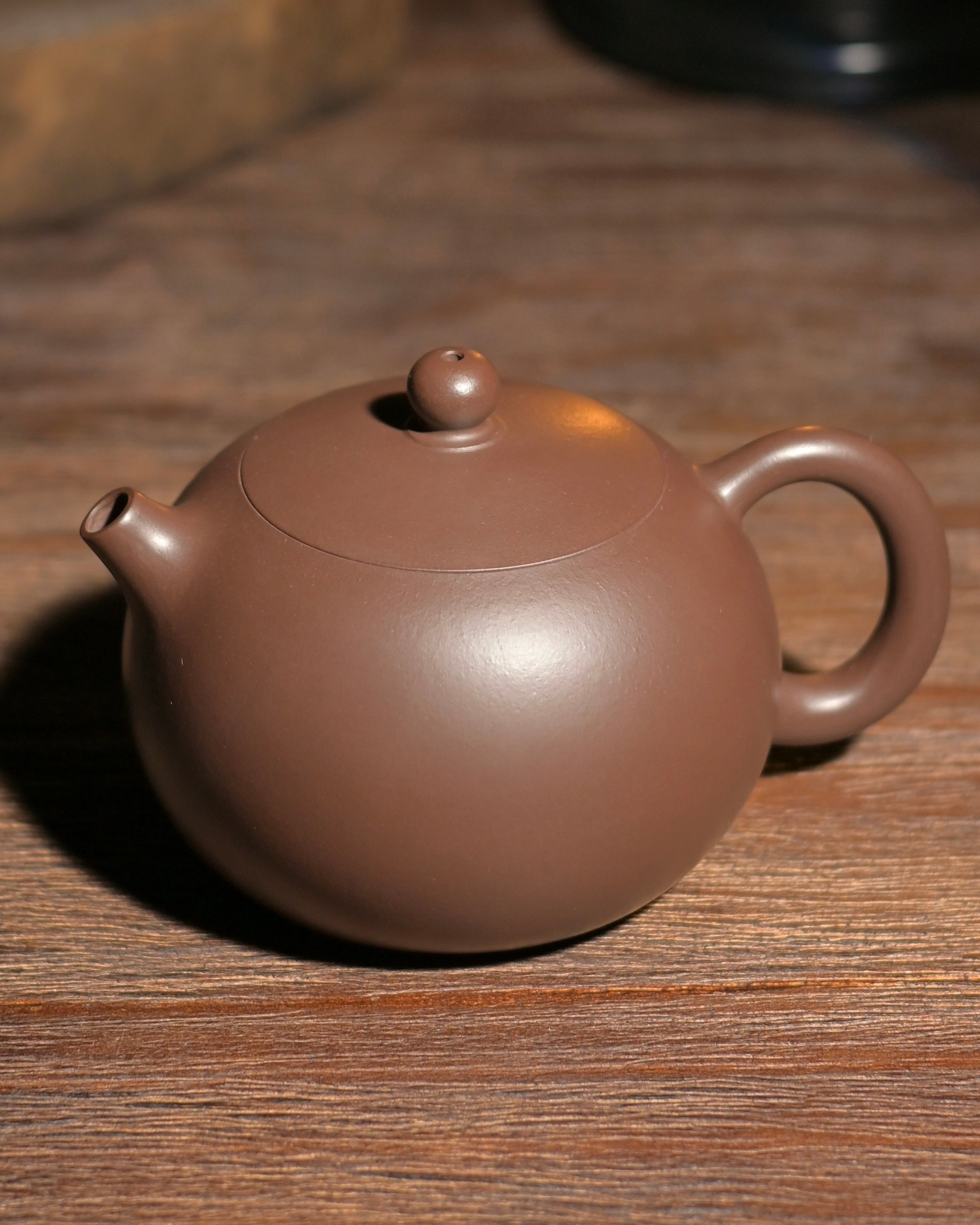 handmade yixing teapot zisha clay – Yixing Purple Clay Zini Xishi Teapot by Kungfuyang