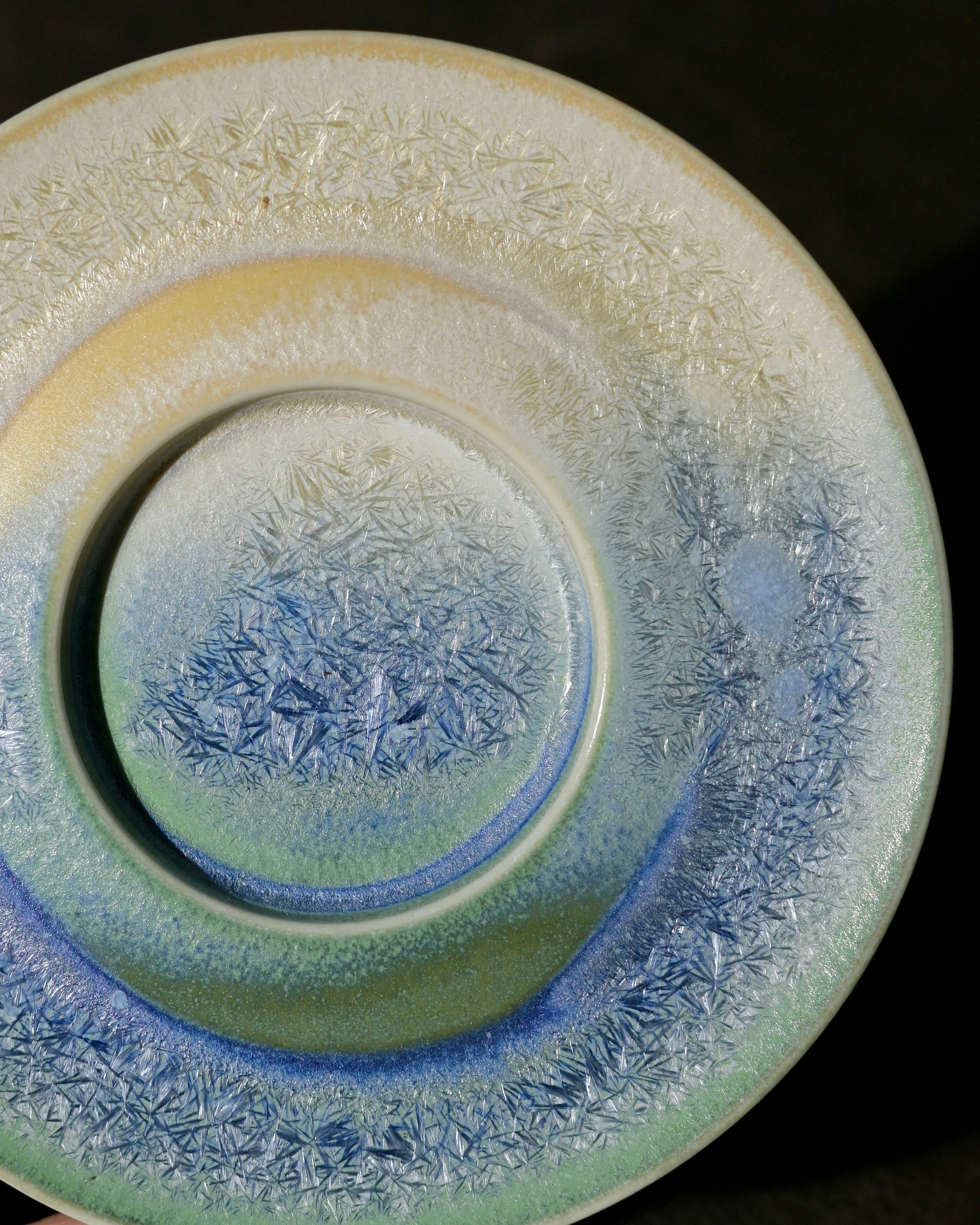 high white clay handmade chawan – Jingdezhen “Pine Needle” Kiln-Change Gaiwan by Kungfuyang