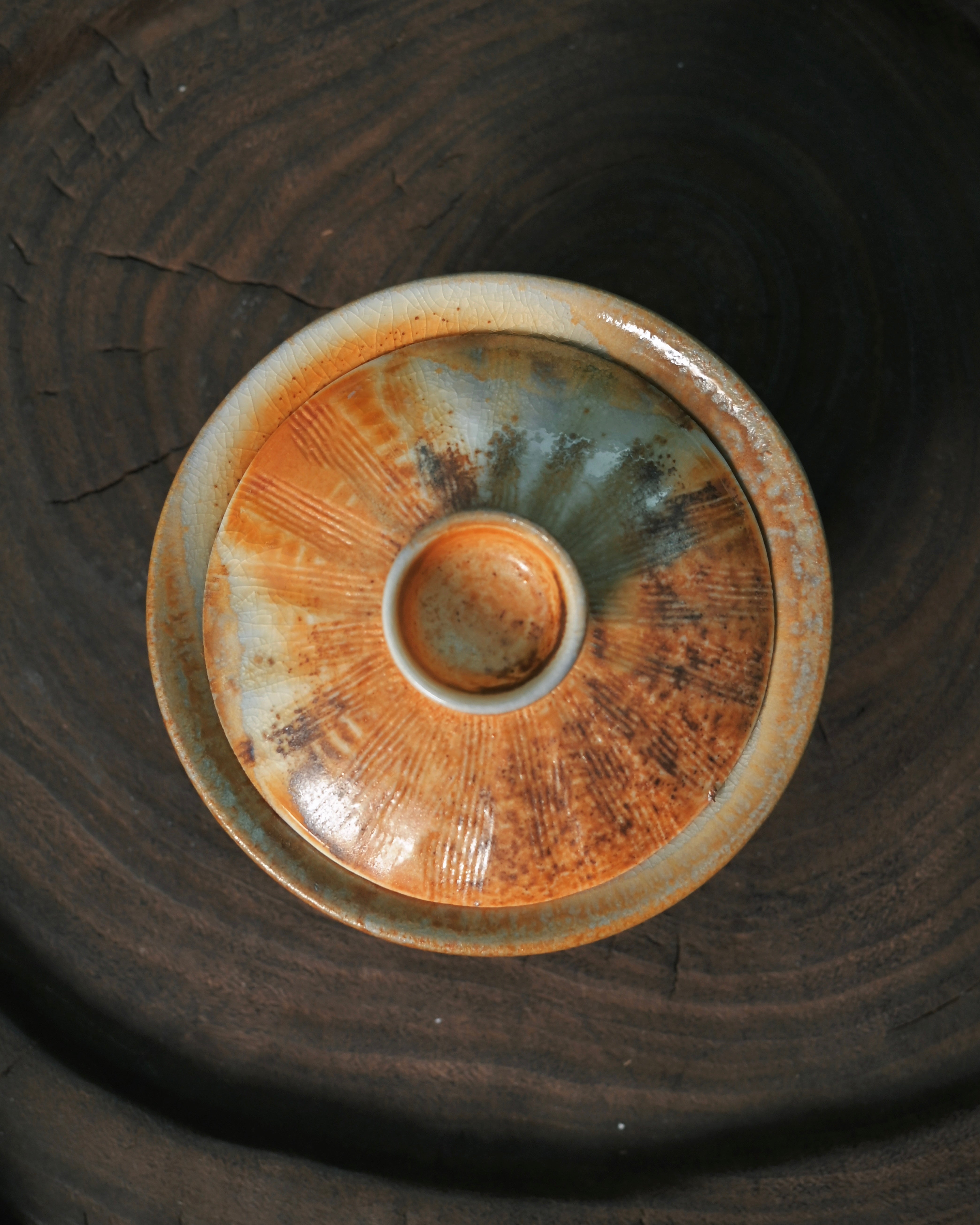 horseshoe form functional design – Unique Piece Handmade Wood-Fired Horseshoe-Shaped Lidded Bowl by Kungfuyang
