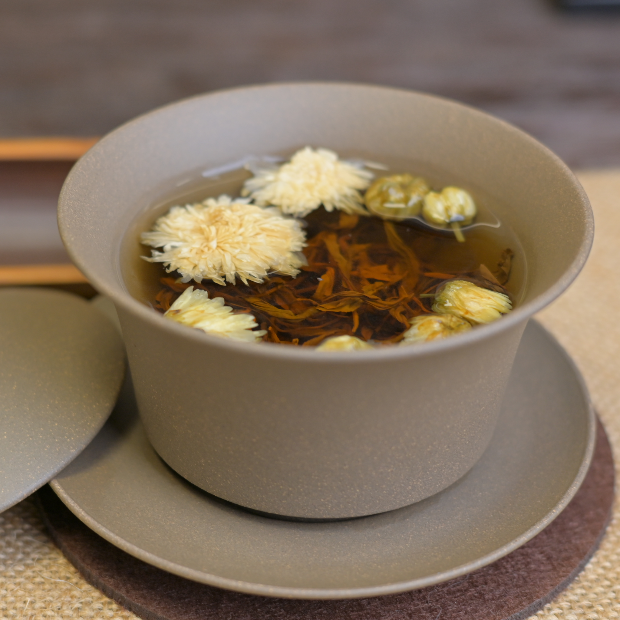 huanglong mountain zisha clay – Yixing Original Ore Purple Clay Handmade Three-Talent Gaiwan by Kungfuyang