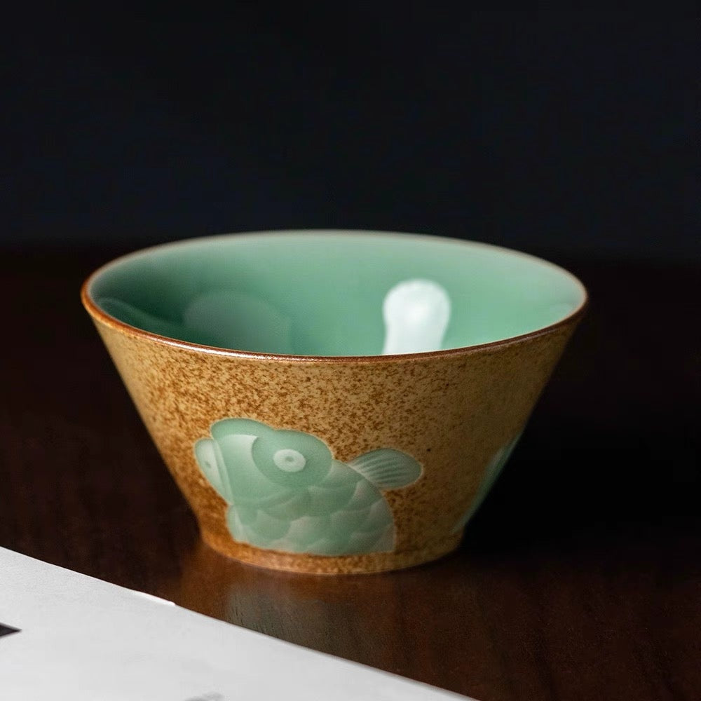 jade like glaze celadon – Longquan Celadon Teapot in Plum Green with Plant Ash Glaze by Kungfuyang