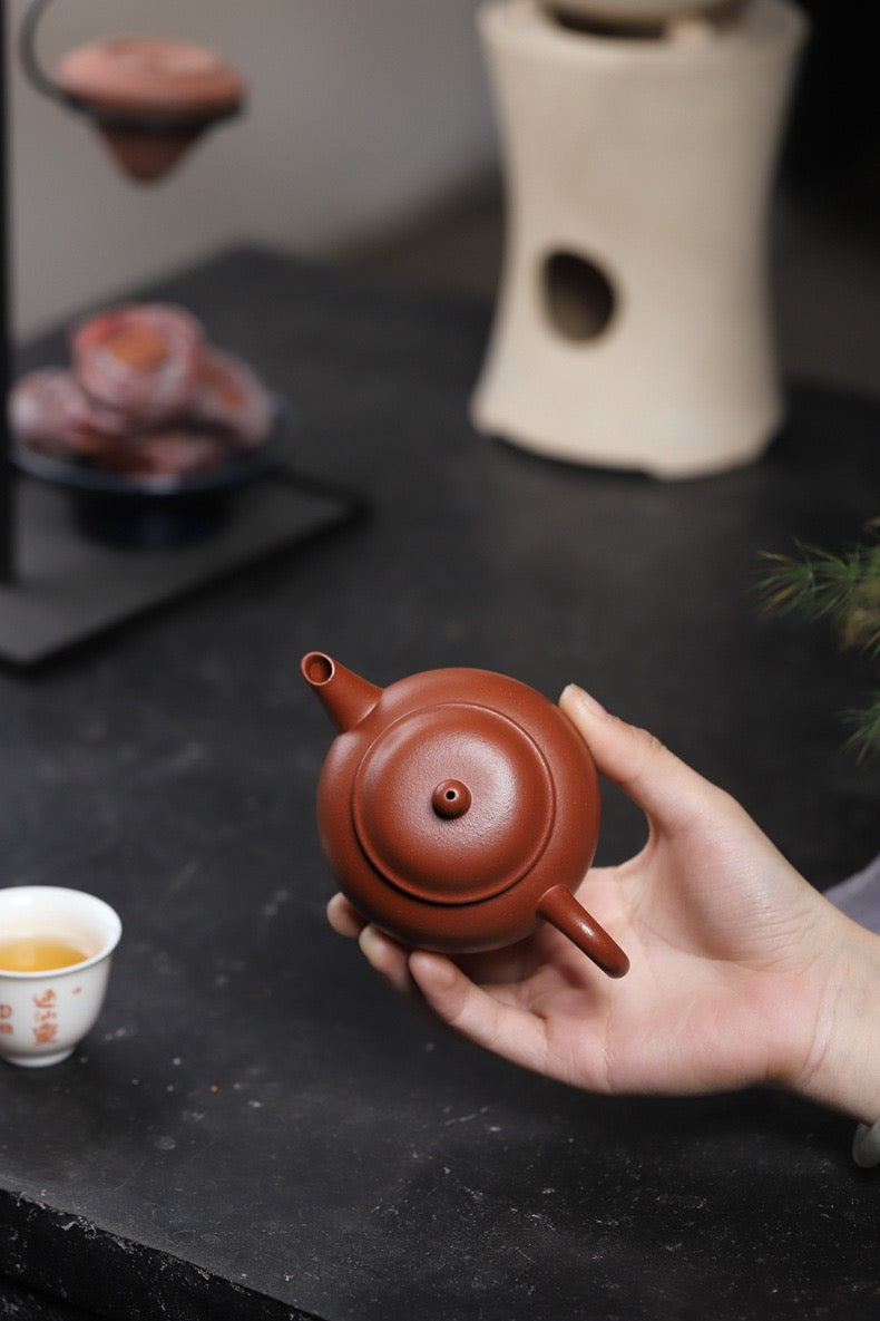jiangpo clay colorful speckles teapot – Yixing Original Mine Jiangpo Clay Level Teapot by Kungfuyang