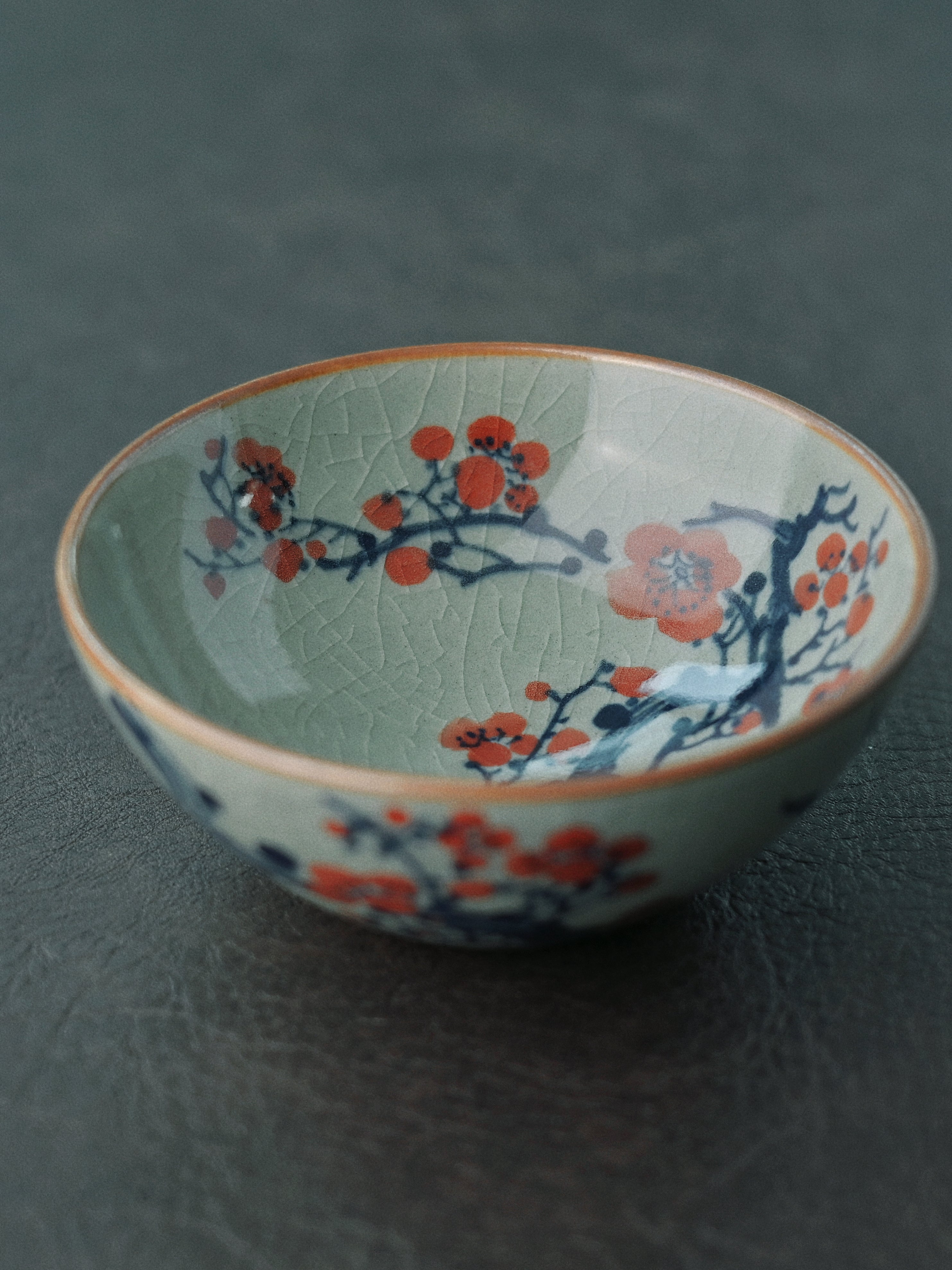 jingdezhen ceramic hand painted plum – Jingdezhen Hand-Painted Plum Blossom Underglaze Pu-erh Teacup by Kungfuyang