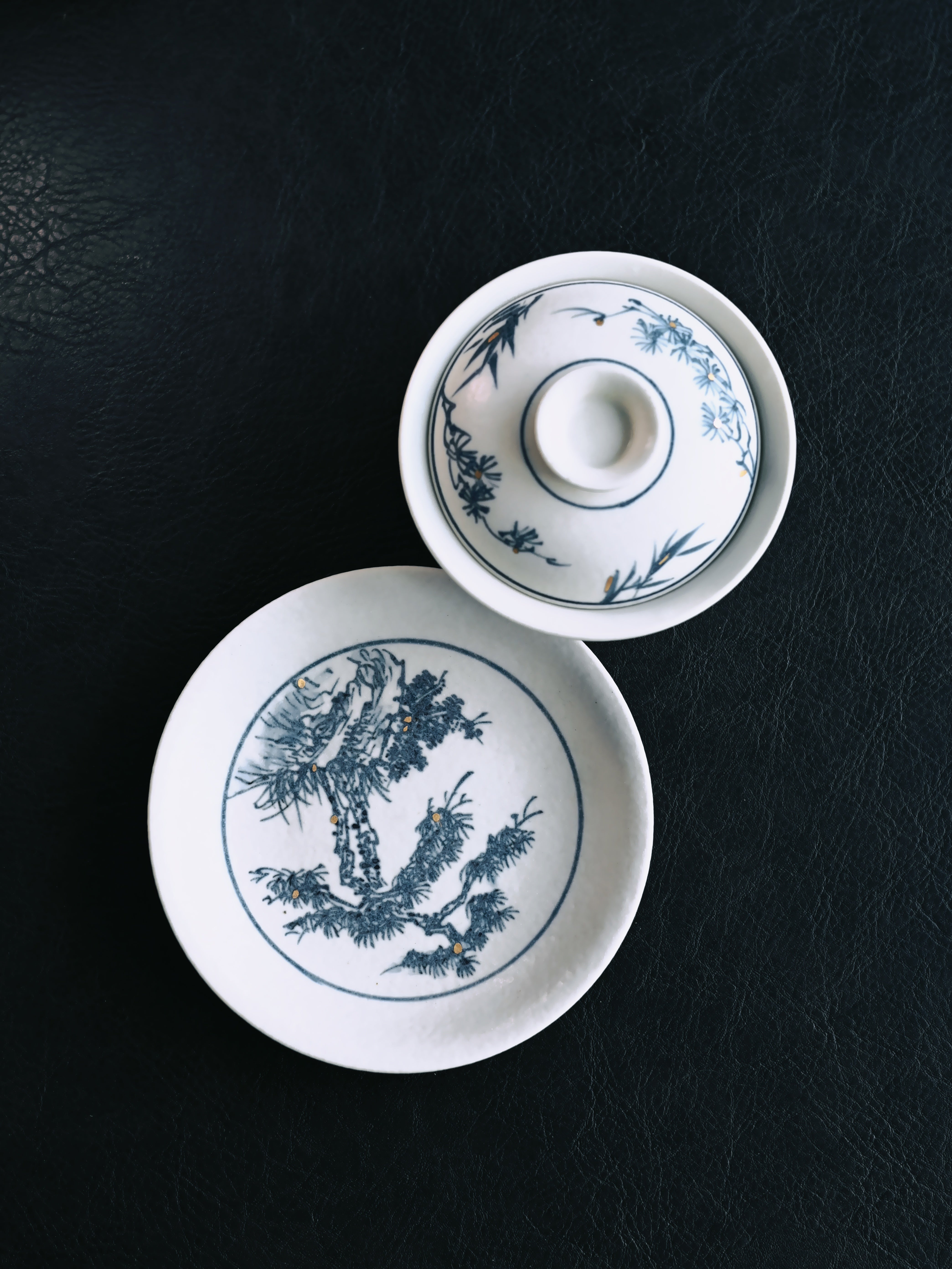 jingdezhen hand painted blue and white – Jingdezhen Handcrafted Blue-and-White 'Scholar's Treasure' by Kungfuyang, view 2-2