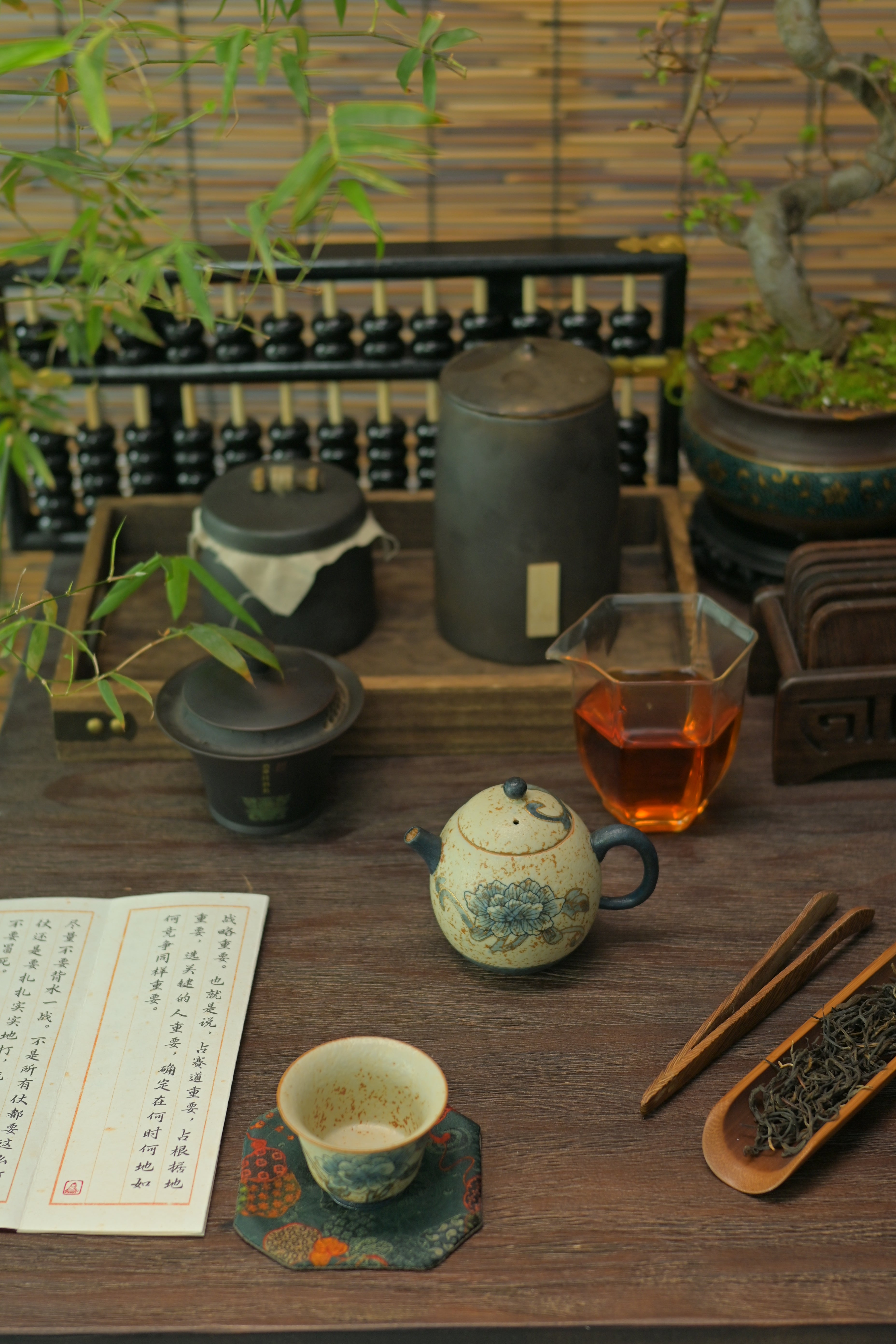 jingdezhen handcrafted artisan ceramic – Old Clay Blue-and-White Volcanic Stone Style Caramel Glaze by Kungfuyang