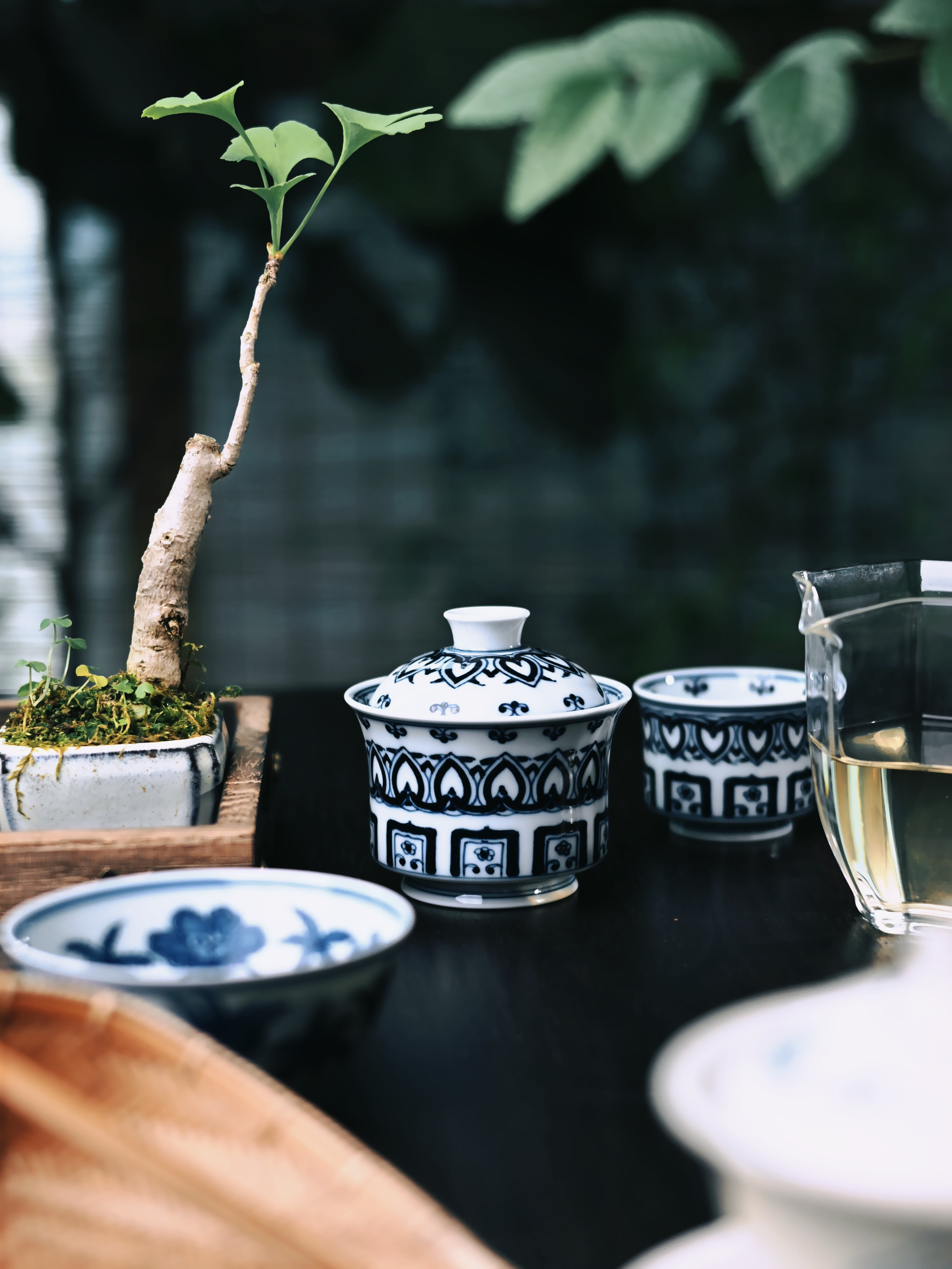 jingdezhen handmade blue and white – Jingdezhen Handmade Blue and White Baoxiang Gaiwan Set by Kungfuyang, view 7-2