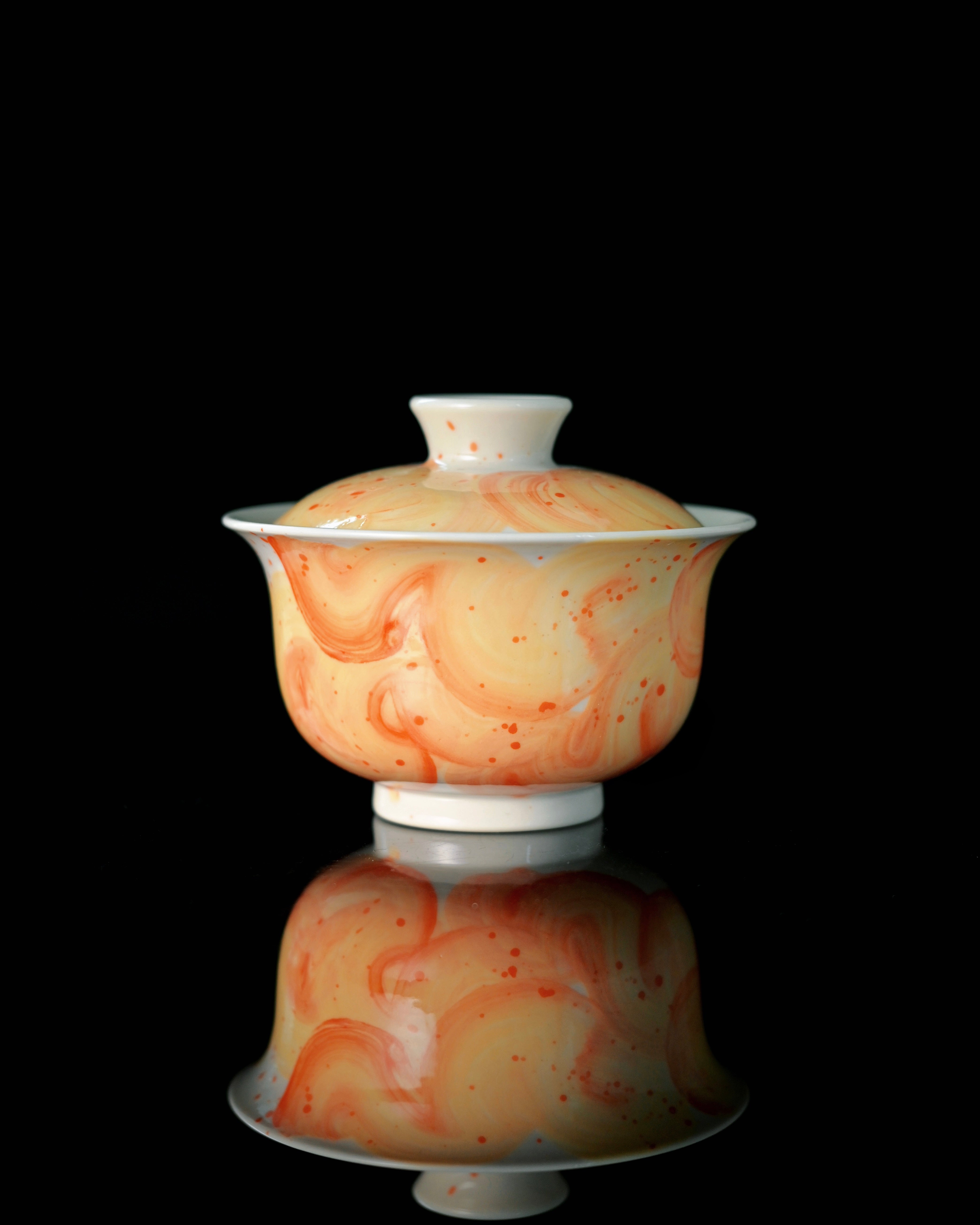 jingdezhen handmade underglaze snow plain – Unique Piece Jingdezhen Handmade Underglaze “Snow Plain” by Kungfuyang, view 2-2