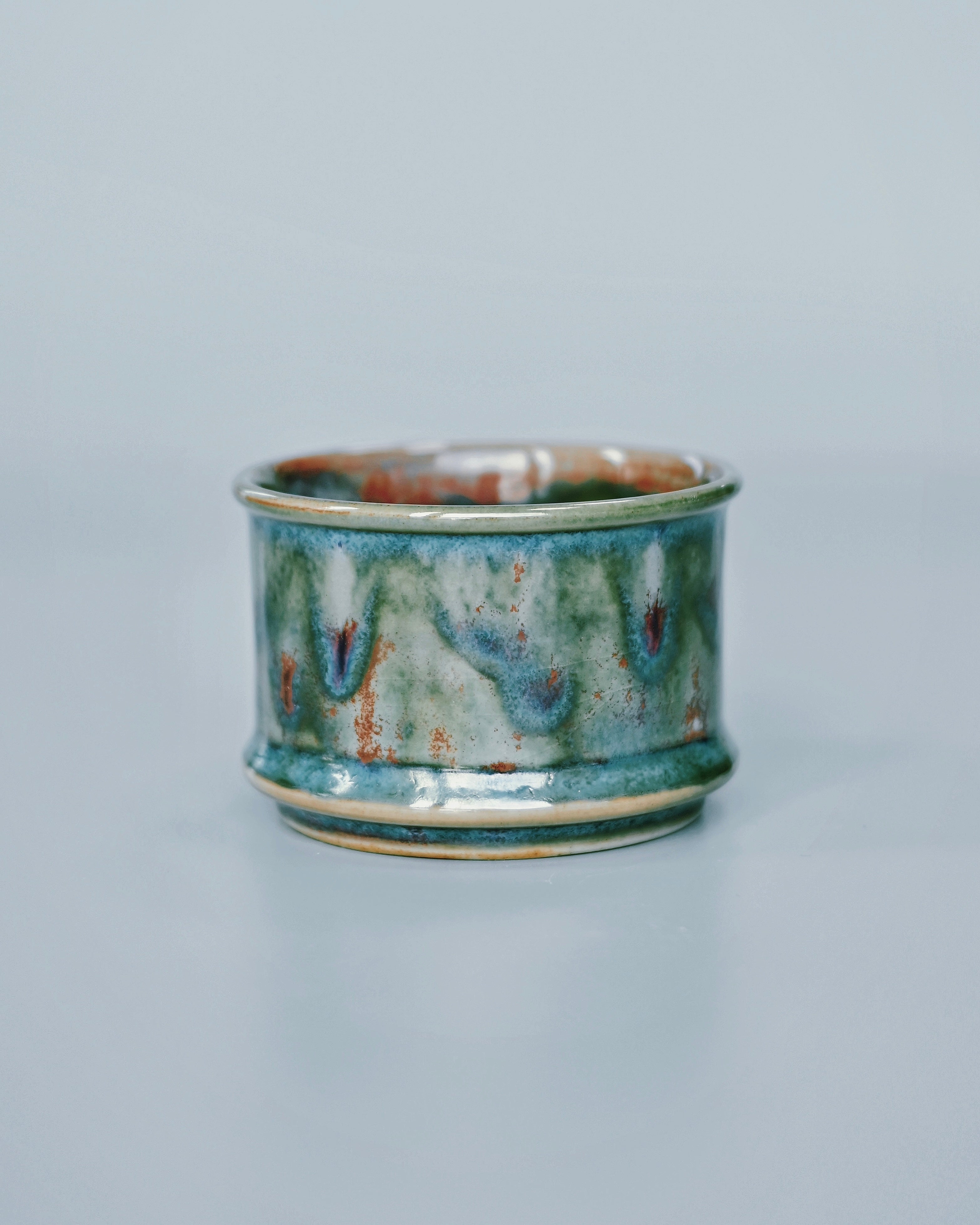 jun porcelain teacup – Jun Kiln "Bamboo Rhythm" Teacup by Kungfuyang