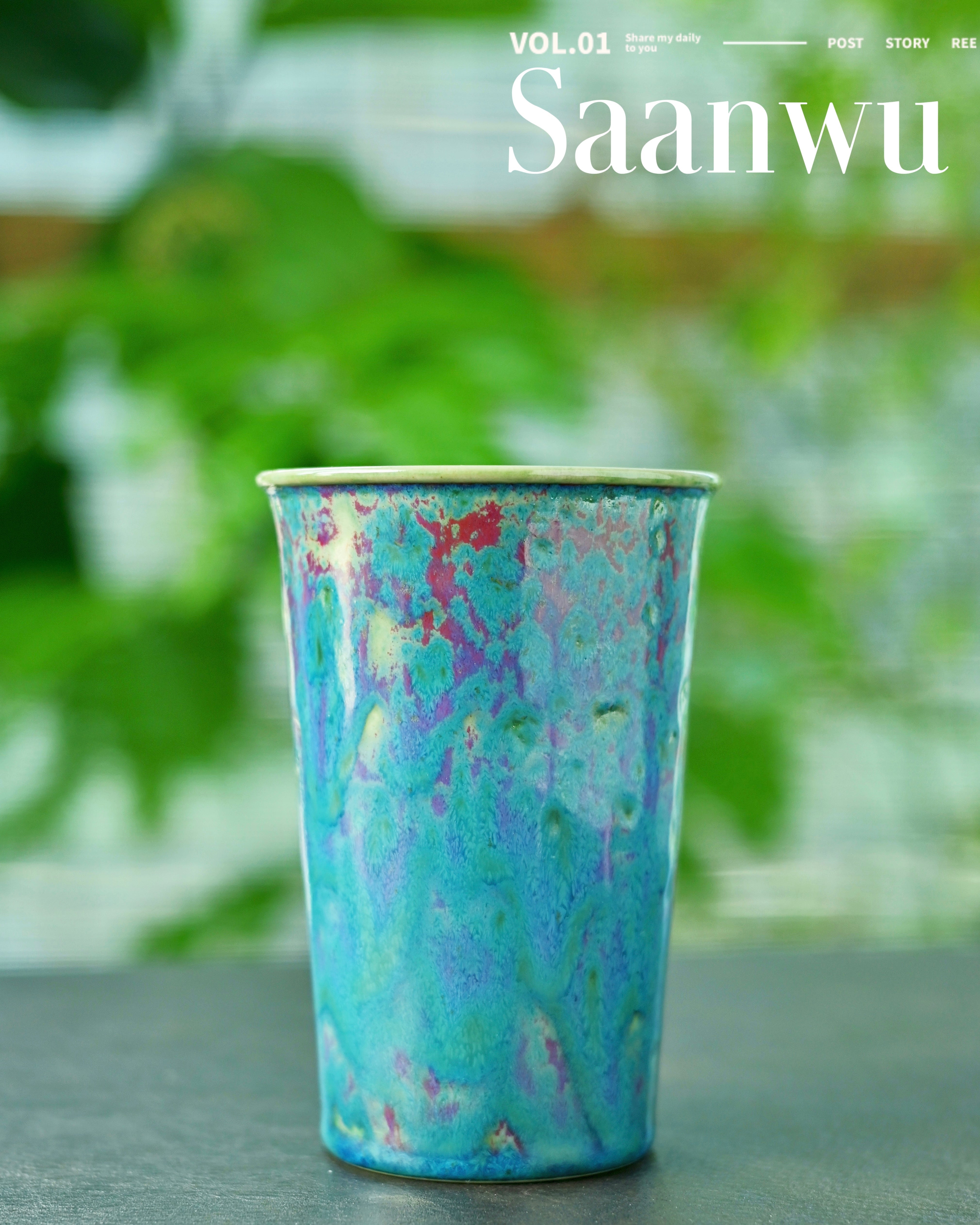 jun ware ceramic cola cup – Jun Ware Color-Shifting Cola Cup by Kungfuyang