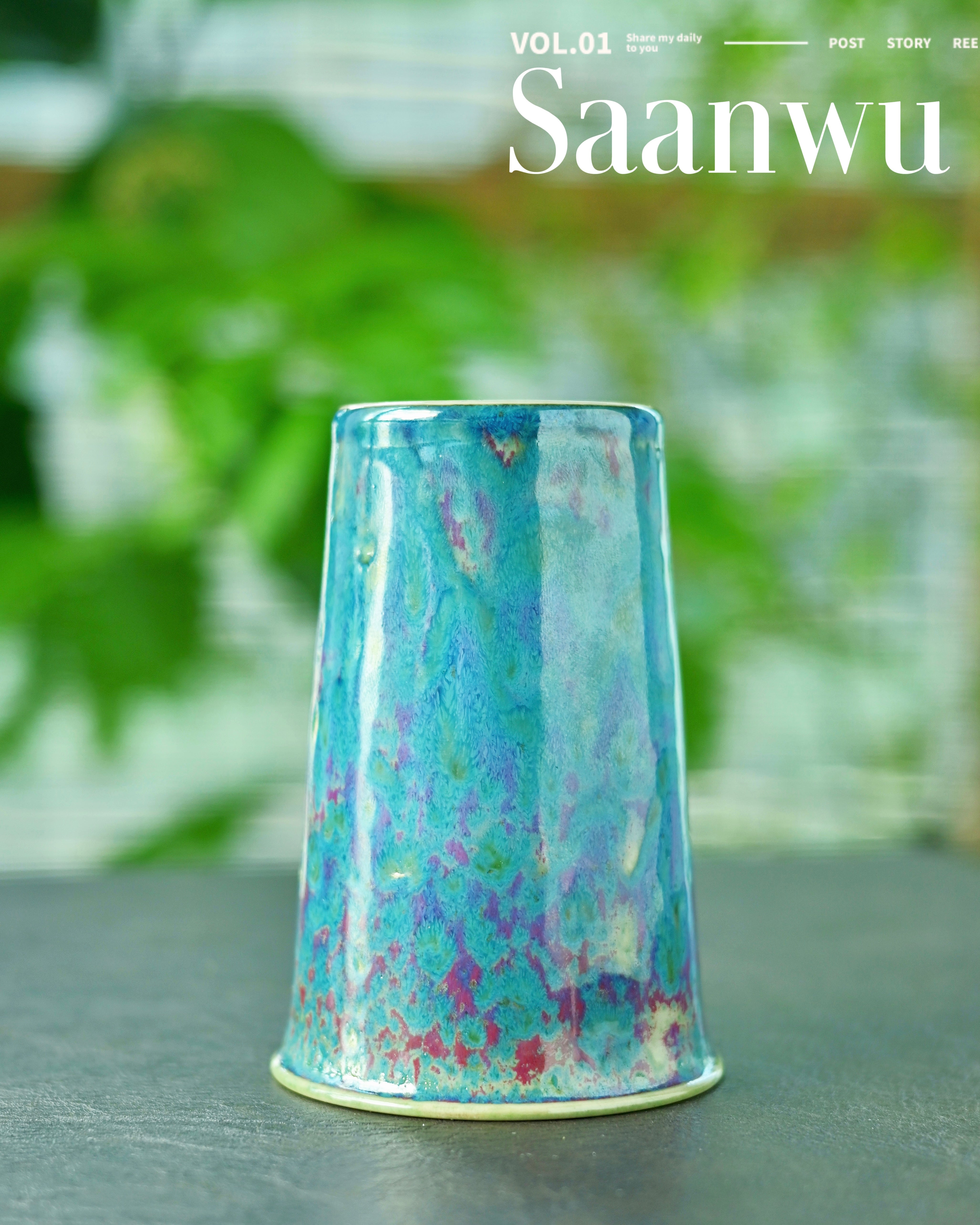 jun ware ceramic tumbler for cola – Jun Ware Color-Shifting Cola Cup by Kungfuyang