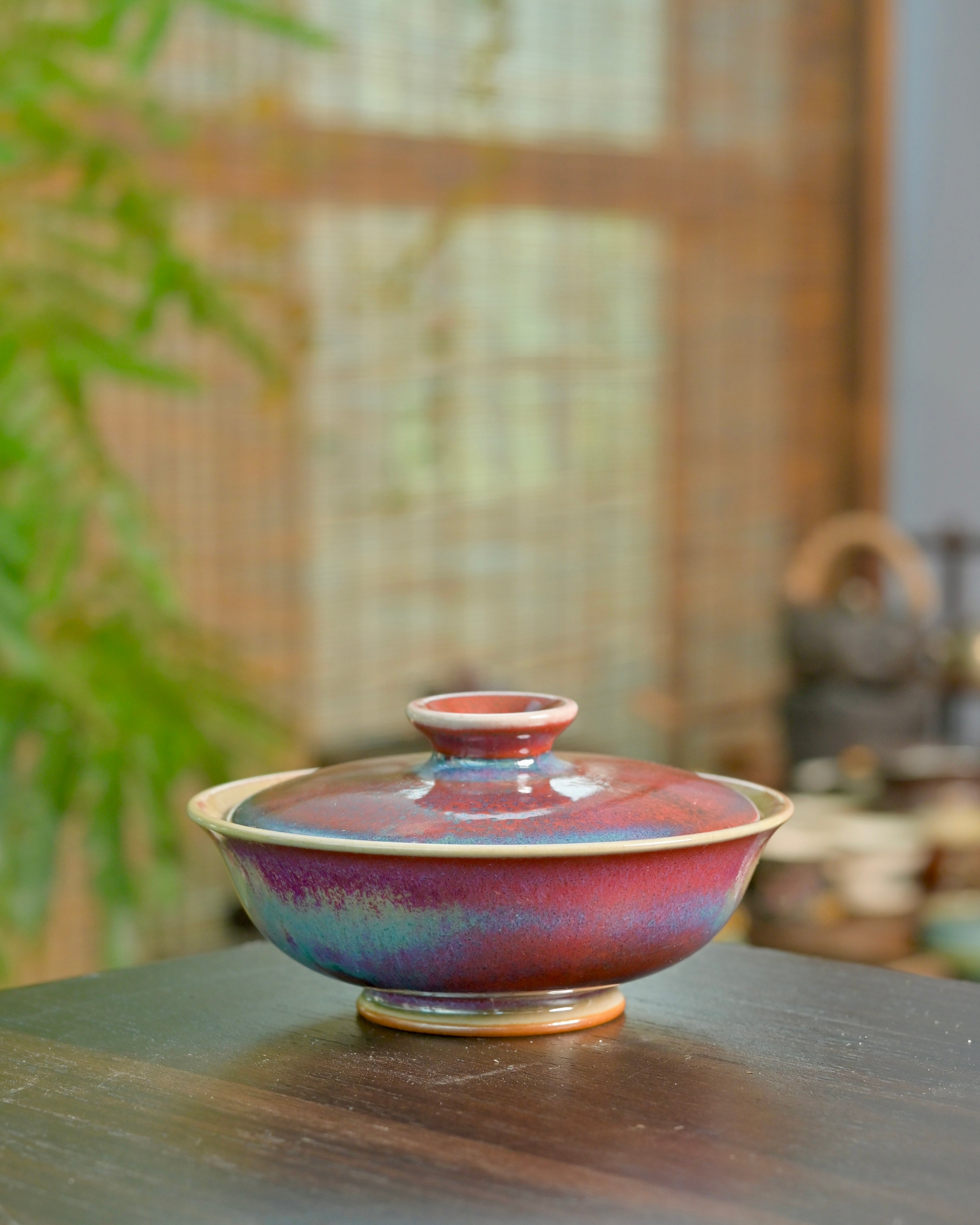 jun ware gaiwan lidded bowl – Jun Ware Wide-Rim Gaiwan 100ml – Handmade Chinese by Kungfuyang