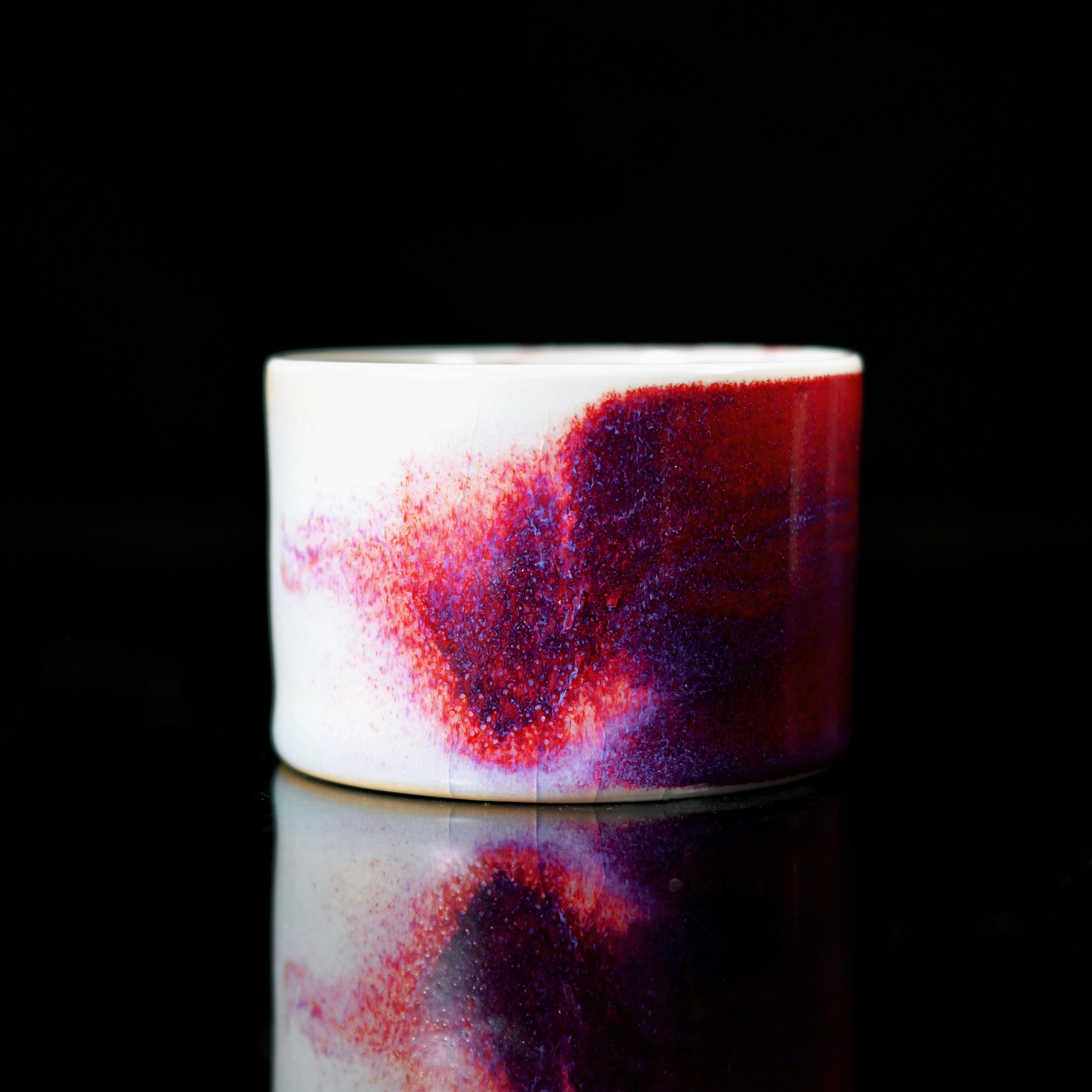 jun ware multi color glaze – Jun Ware Large-Capacity Thumb-Ring Cup 110ml by Kungfuyang