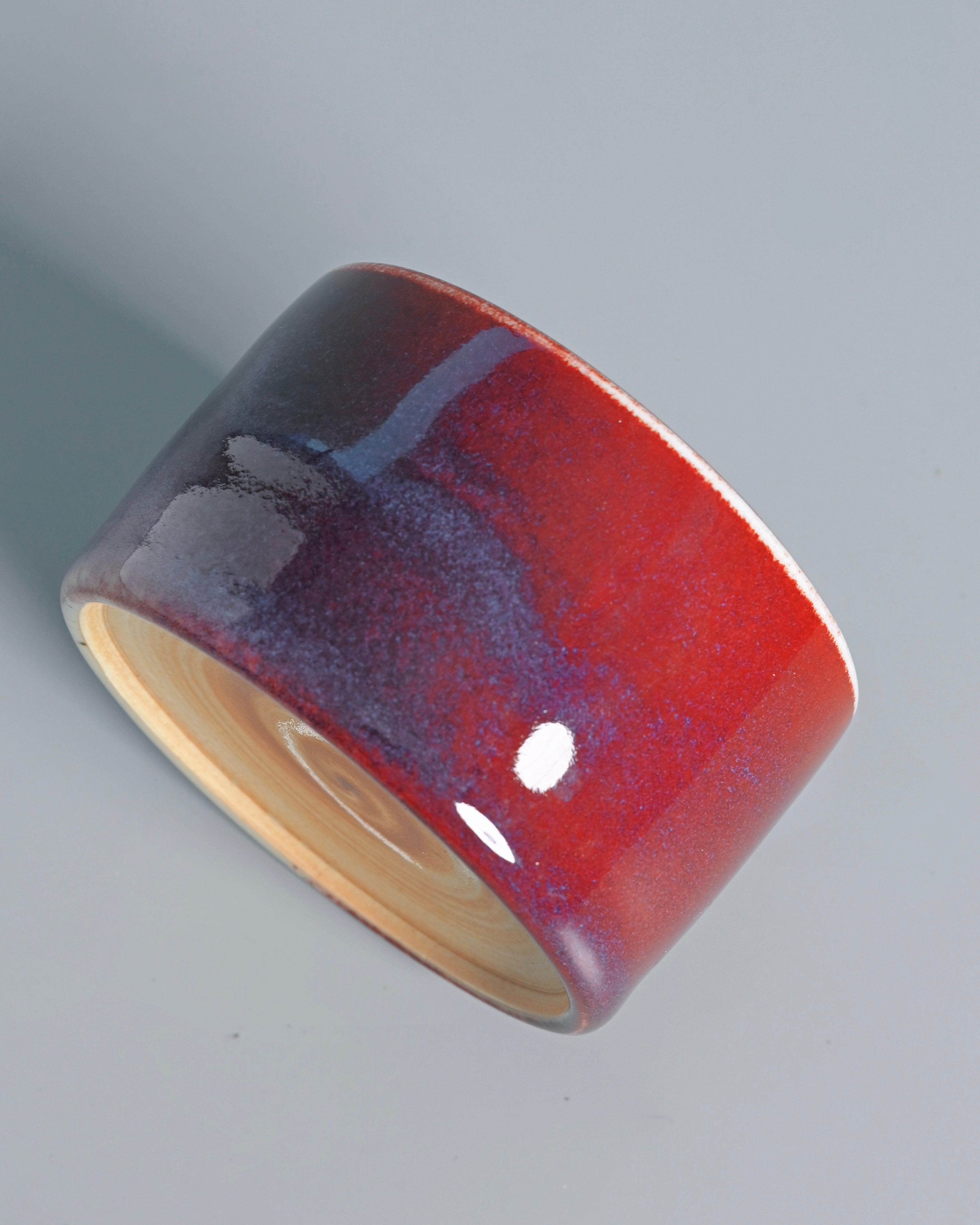 jun ware unique patterns – Jun Ware Large-Capacity Thumb-Ring Cup 110ml by Kungfuyang