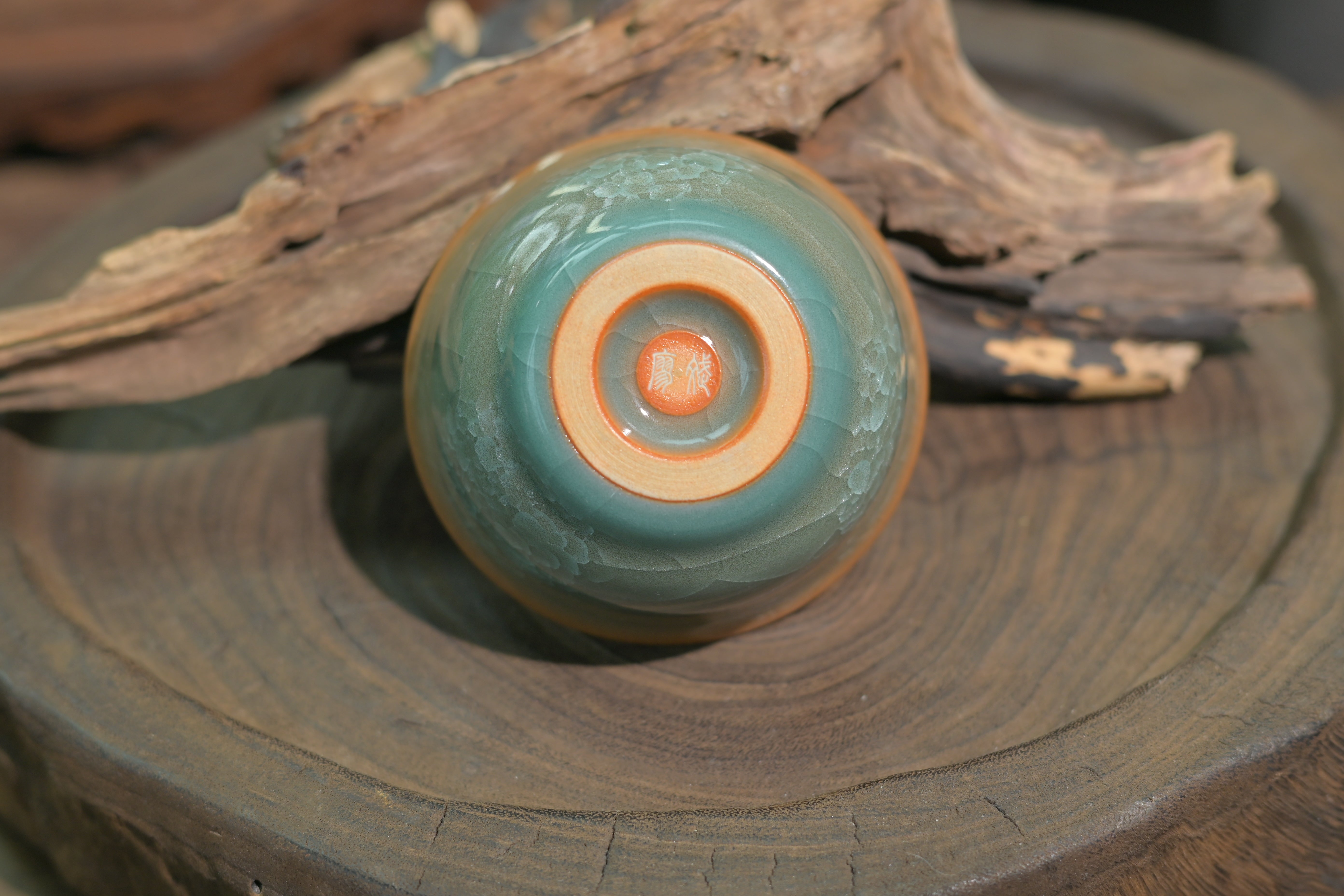 longquan celadon Ice crackle teacup – Longquan Celadon Ice-Crackle Master Cup by Kungfuyang