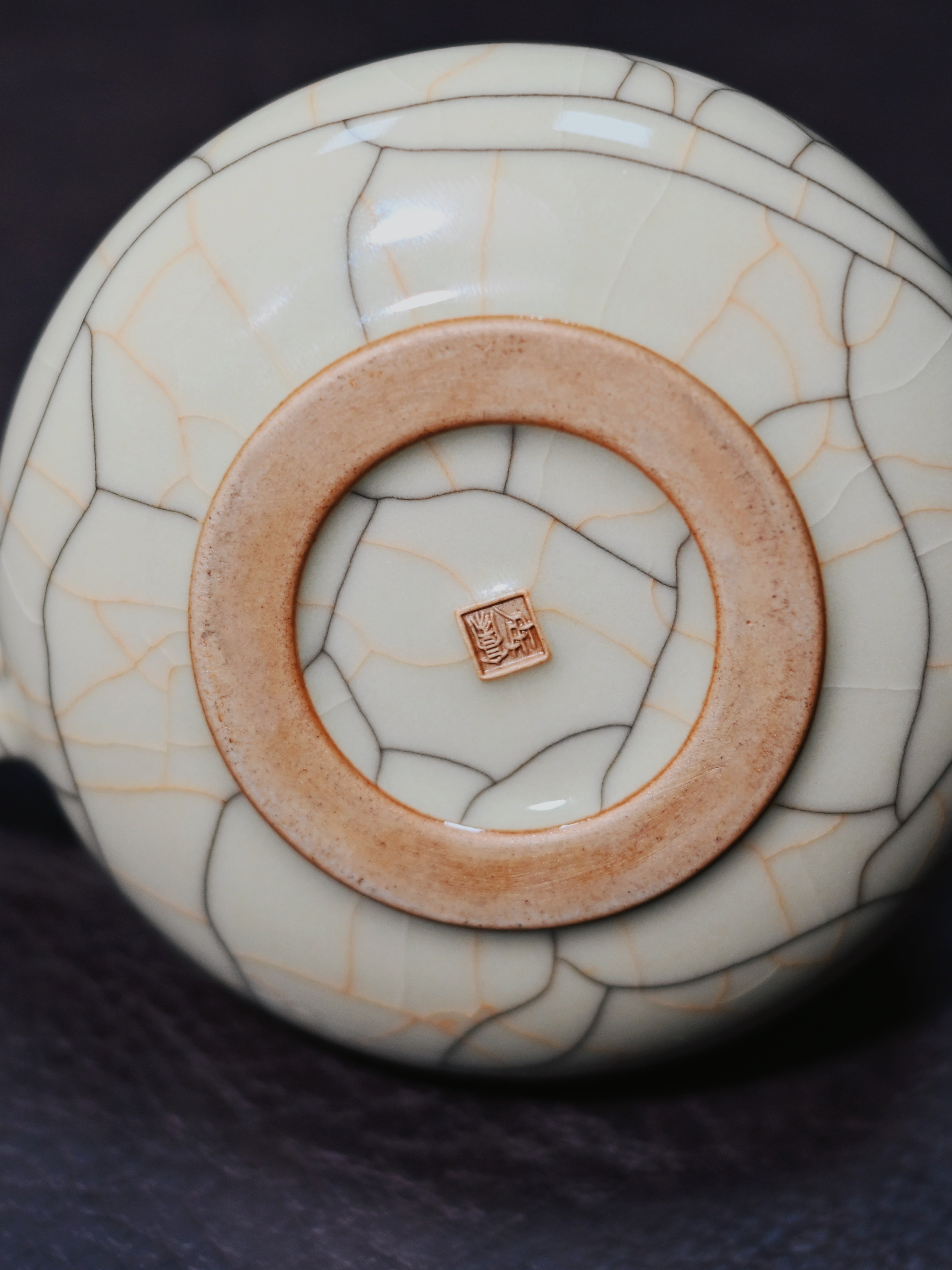 longquan celadon ceramic teapot – Longquan Celadon Ge-Kiln Shipiao （石瓢）Teapot by Kungfuyang