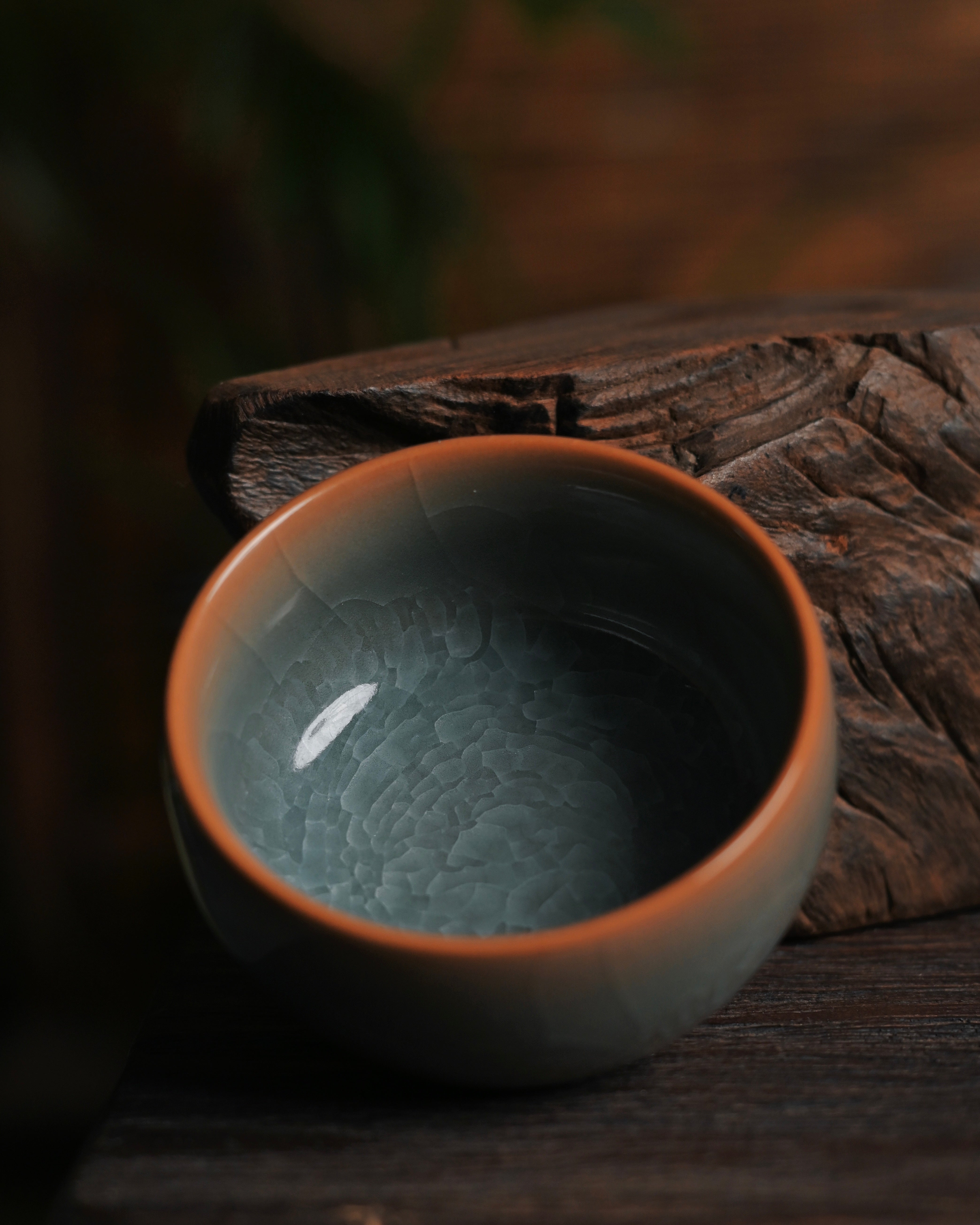longquan celadon ice cracked teacup – Longquan Celadon Ice-Crackle Master Cup by Kungfuyang