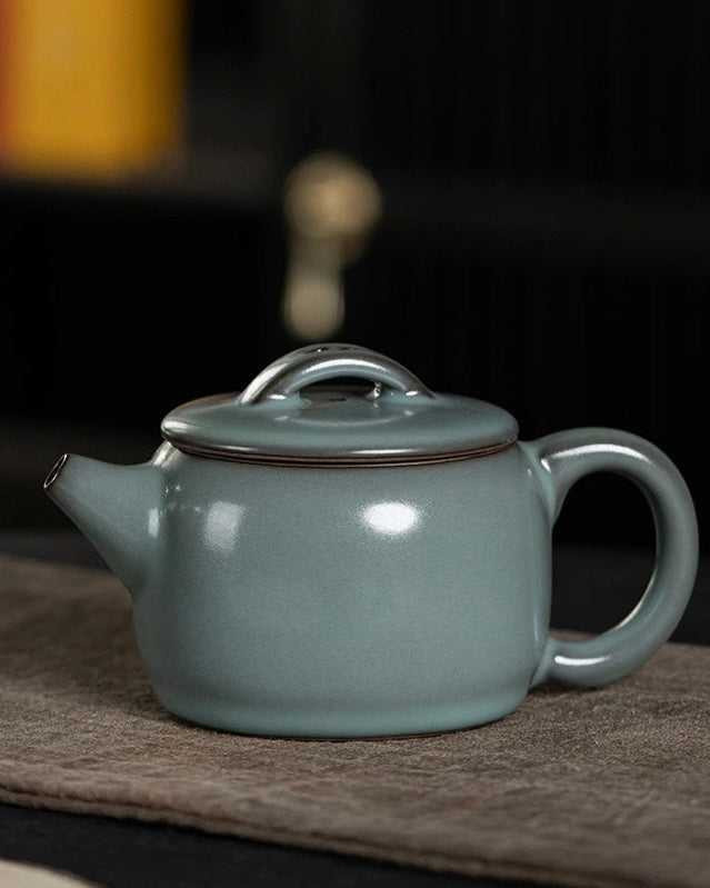 longquan celadon teapot spou – Longquan Celadon Han Style (Hanwa)Teapot 280ml by Kungfuyang