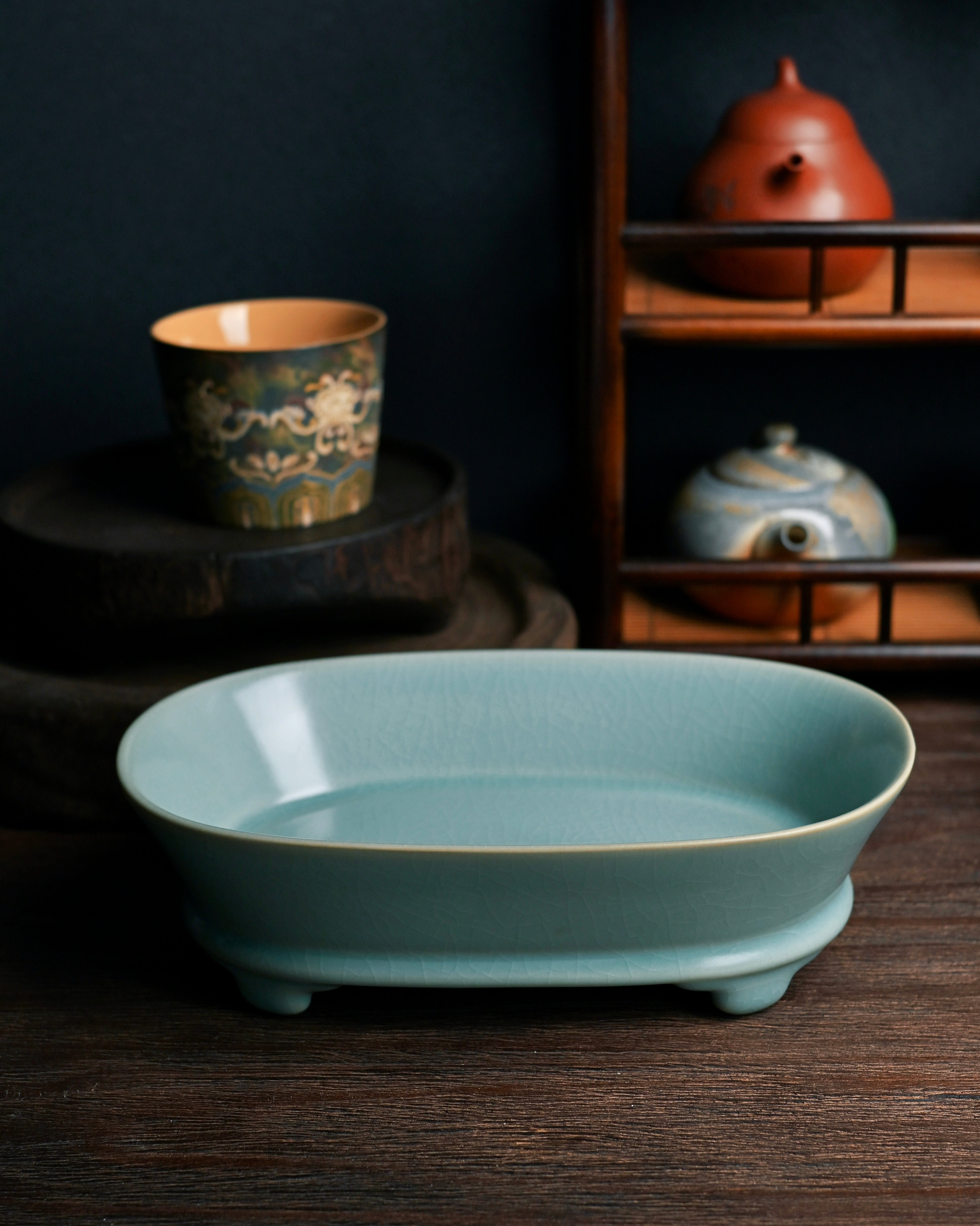 museum ru ware basin six pins – Ru Ware Sky-Blue Glaze Oval Basin – A Tribute to Northern Song by Kungfuyang
