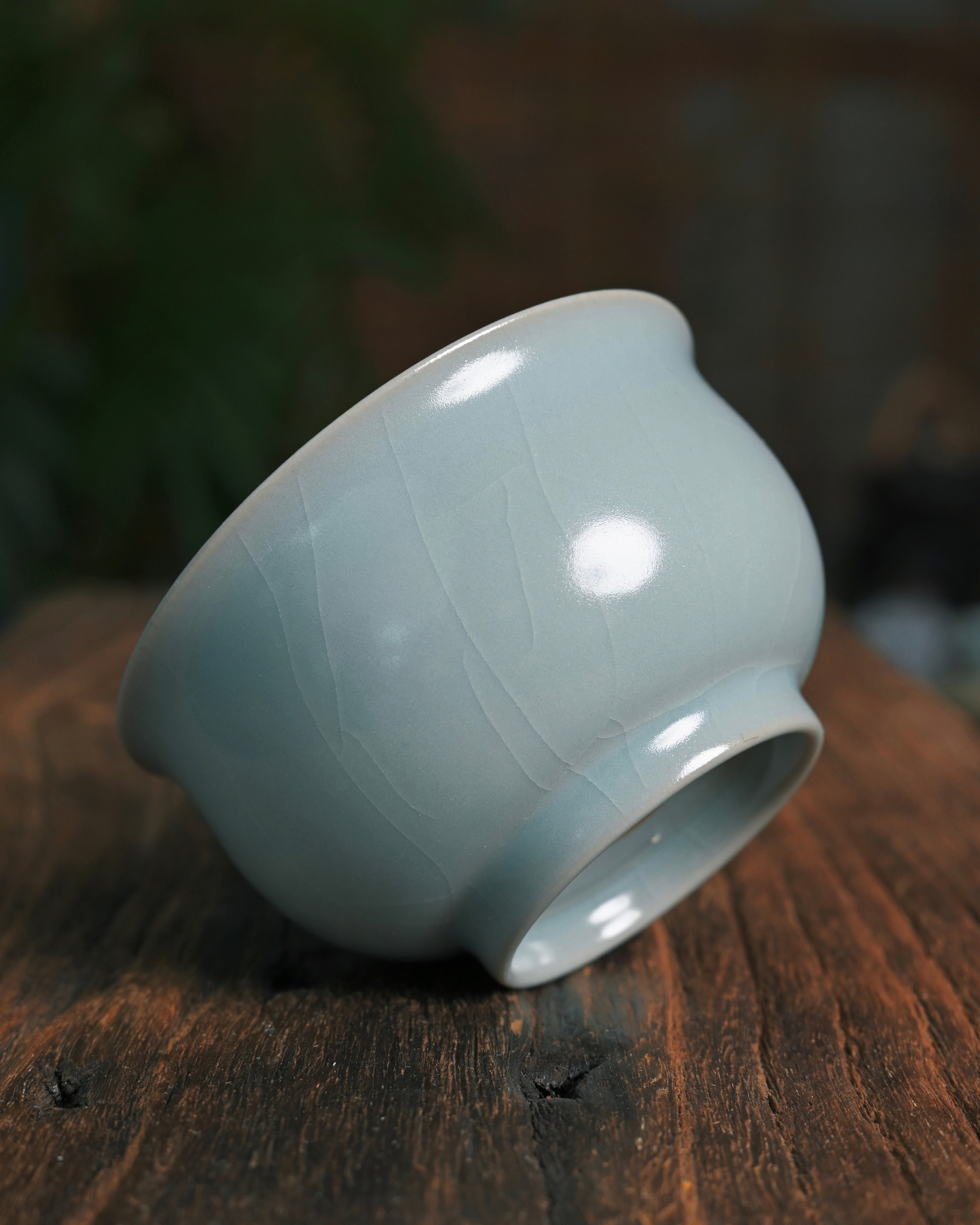 northen song ru ware cup – Ru Ware Celadon Glaze Teacup Lushi Cup 120ml by Kungfuyang