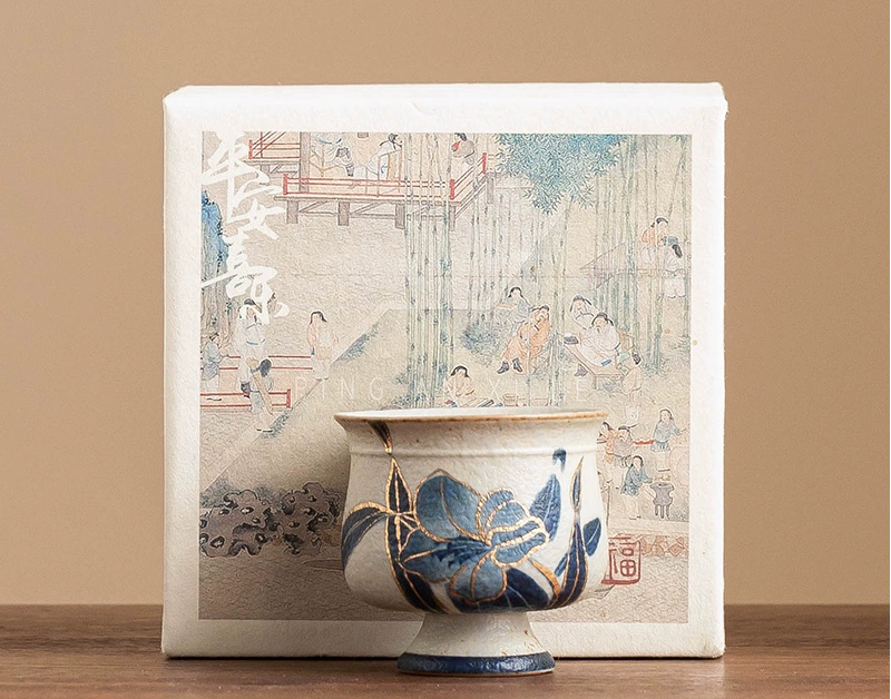 old clay blue and white volcanic stone – Old Clay Blue-and-White Volcanic Stone Style Caramel Glaze by Kungfuyang