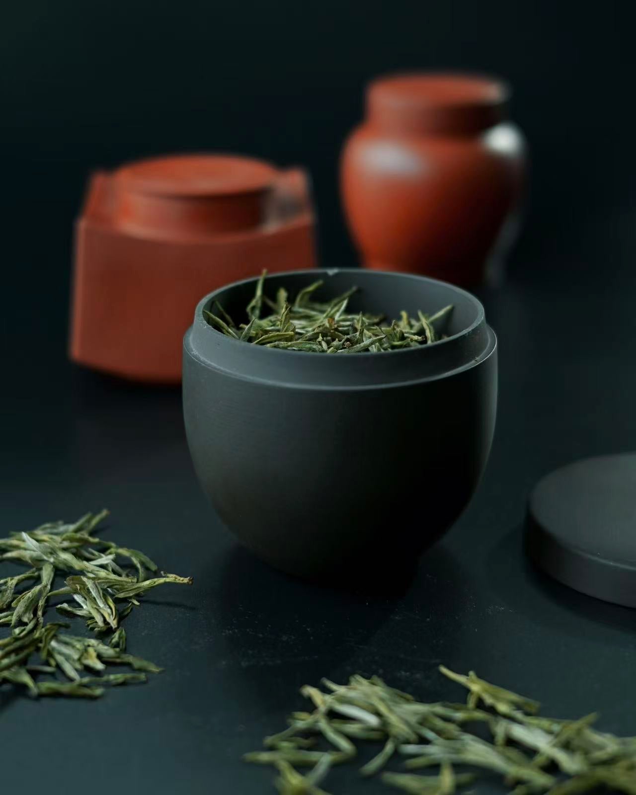 portable yixing tea storage travel – Yixing Zisha Clay Portable Tea Caddy by Kungfuyang