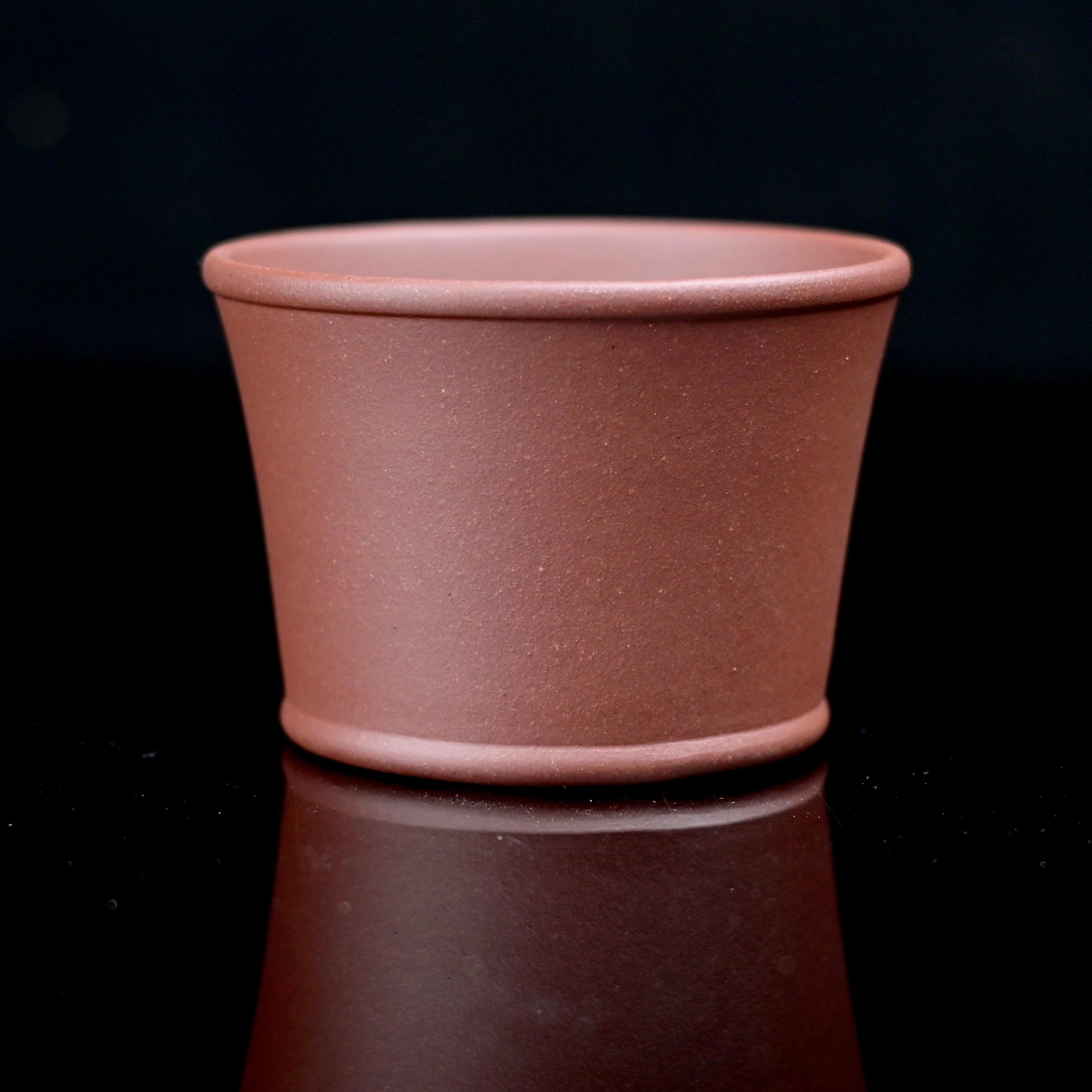 purple clay tea cup – Yixing Purple Clay Zhuni Host Teacup Zisha Handmade Teacup by Kungfuyang