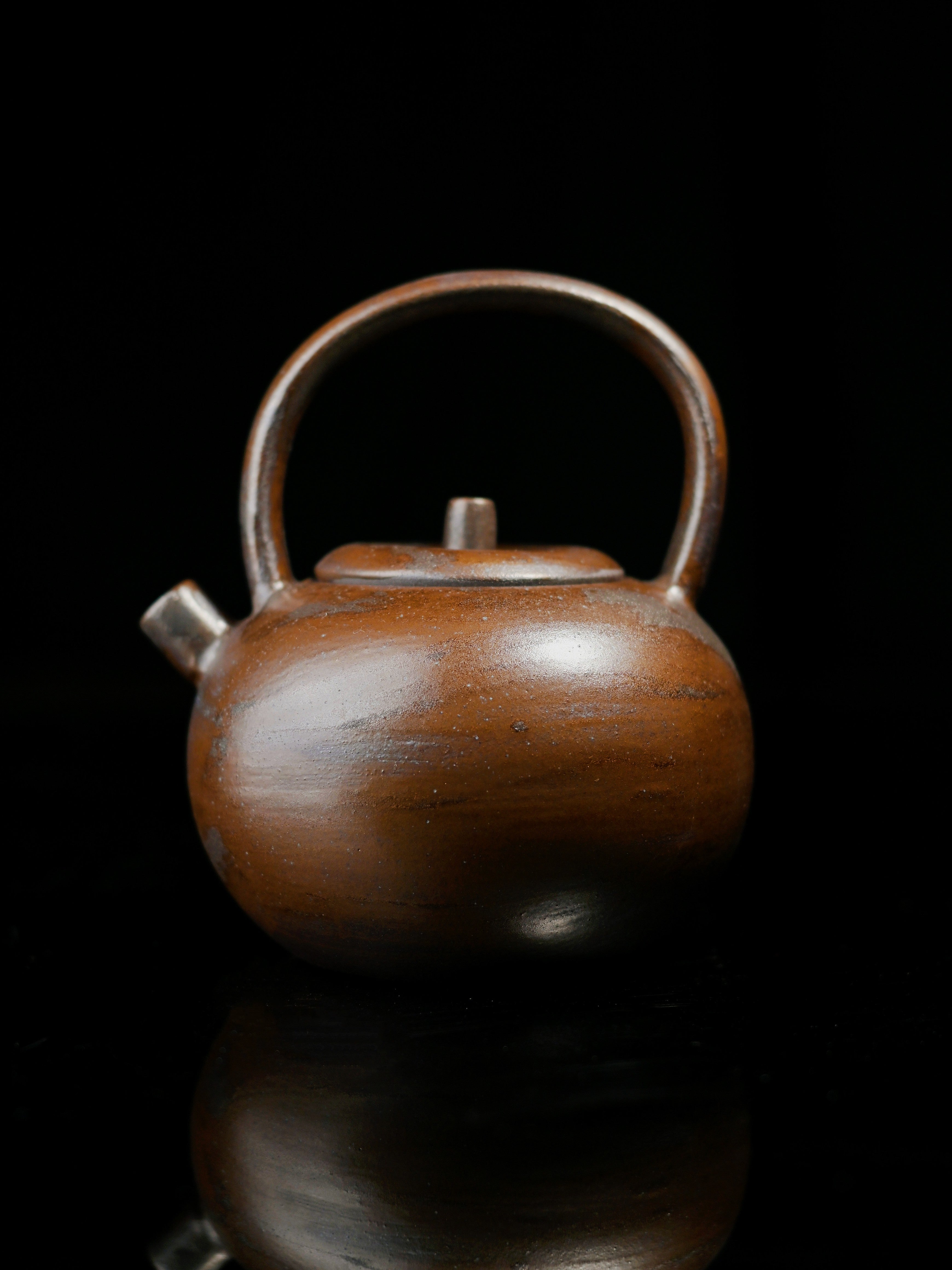 retro design handle teapot – Retro Coarse Clay Arichaic Design Handle Teapot by Kungfuyang