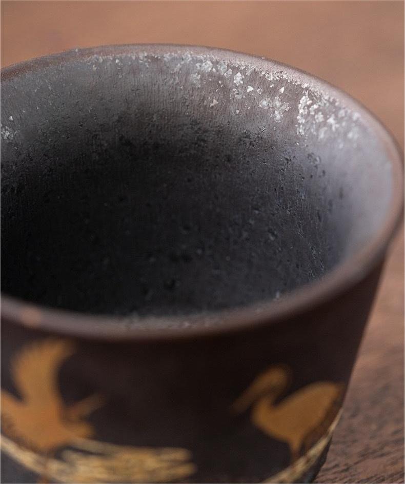 retro design japanese ceramic teacup – Jingdezhen Handcrafted Vintage Ceramic Teacup with by Kungfuyang