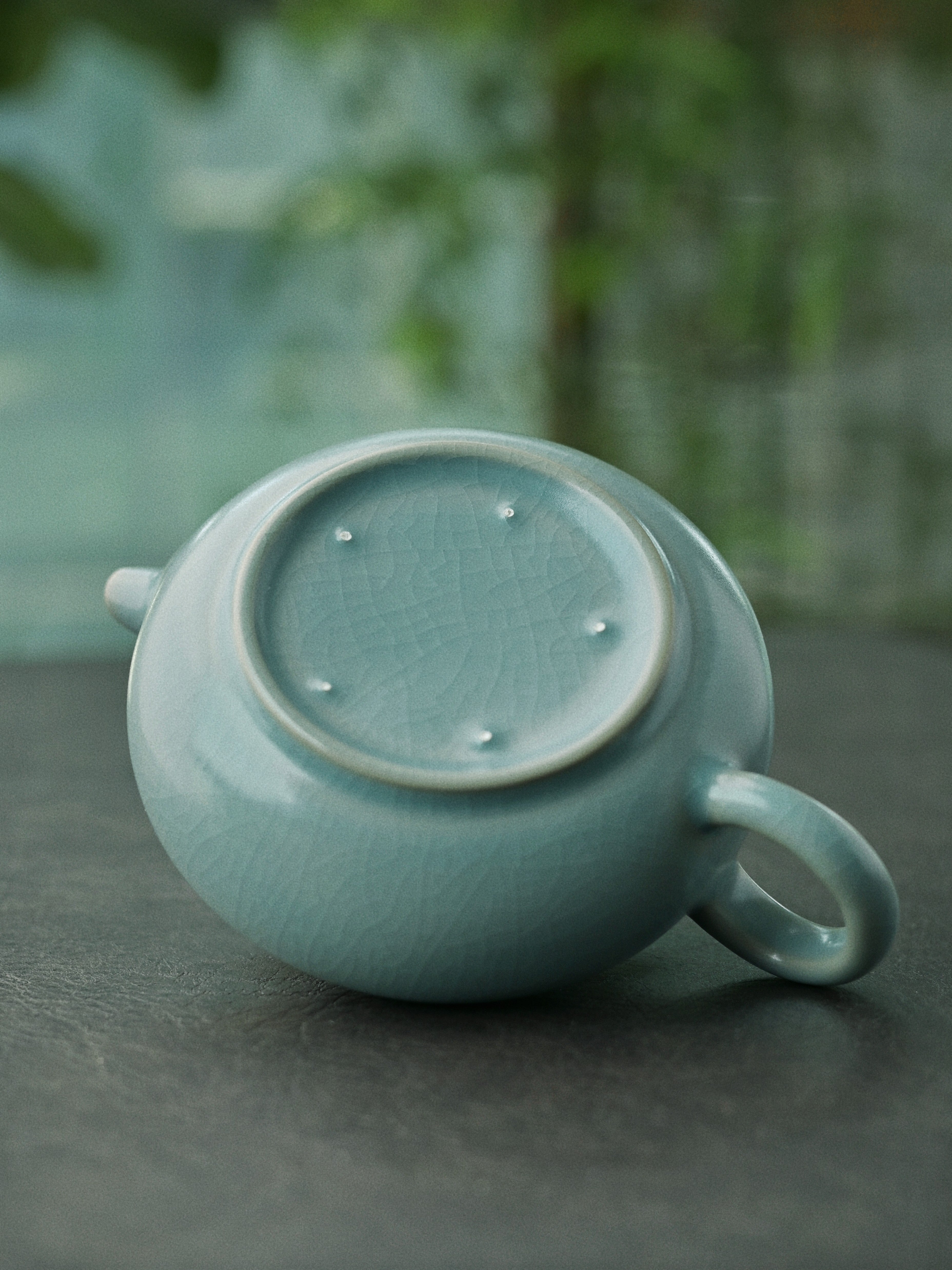 ru porcelain archaize teapot – Ru Porcelain Vintage Glaze Archaized Teapot 180ml by Kungfuyang