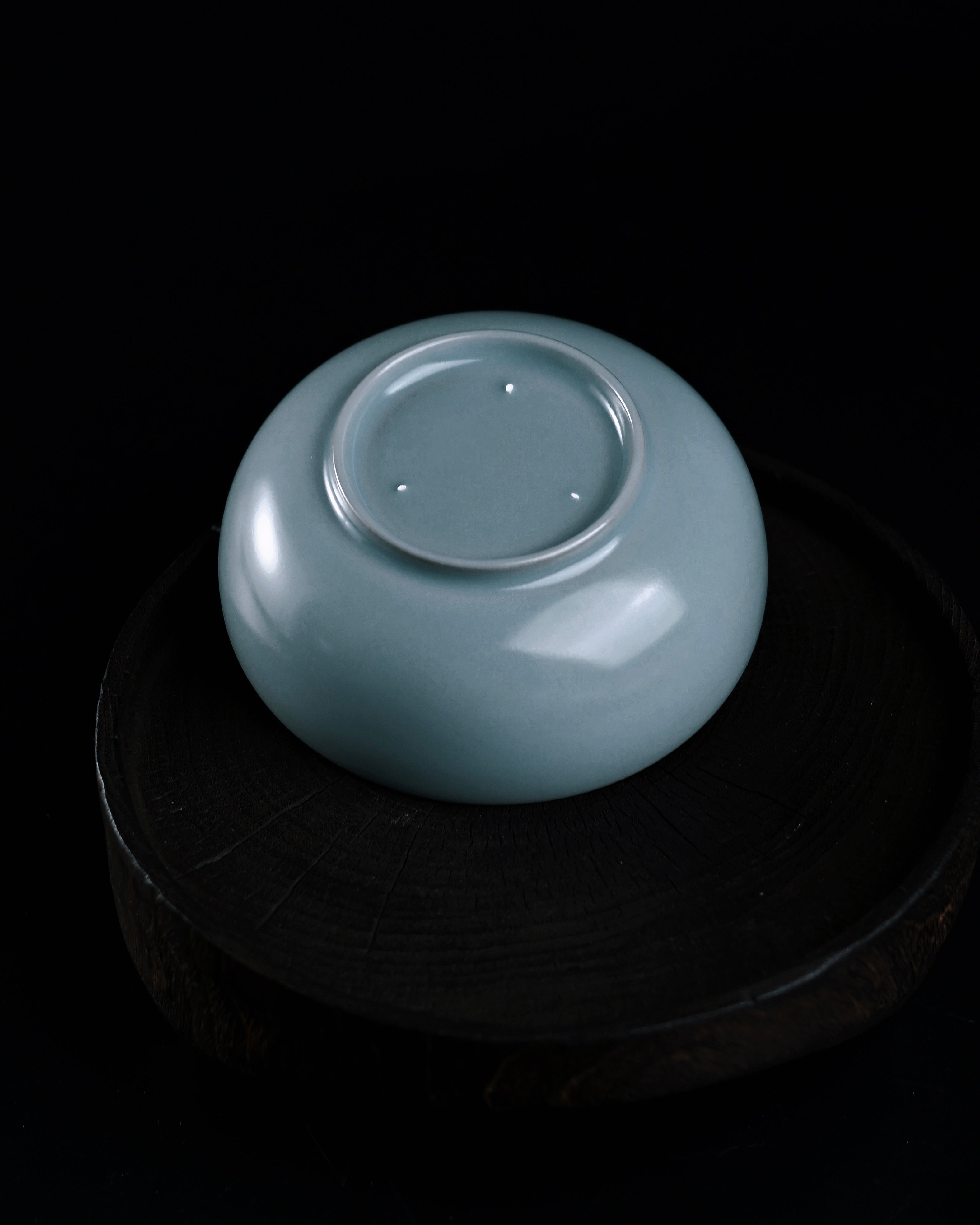 ru porcelain full glaze bowl – Ru Porcelain Sky-Blue Glaze Large Tea Bowl by Kungfuyang