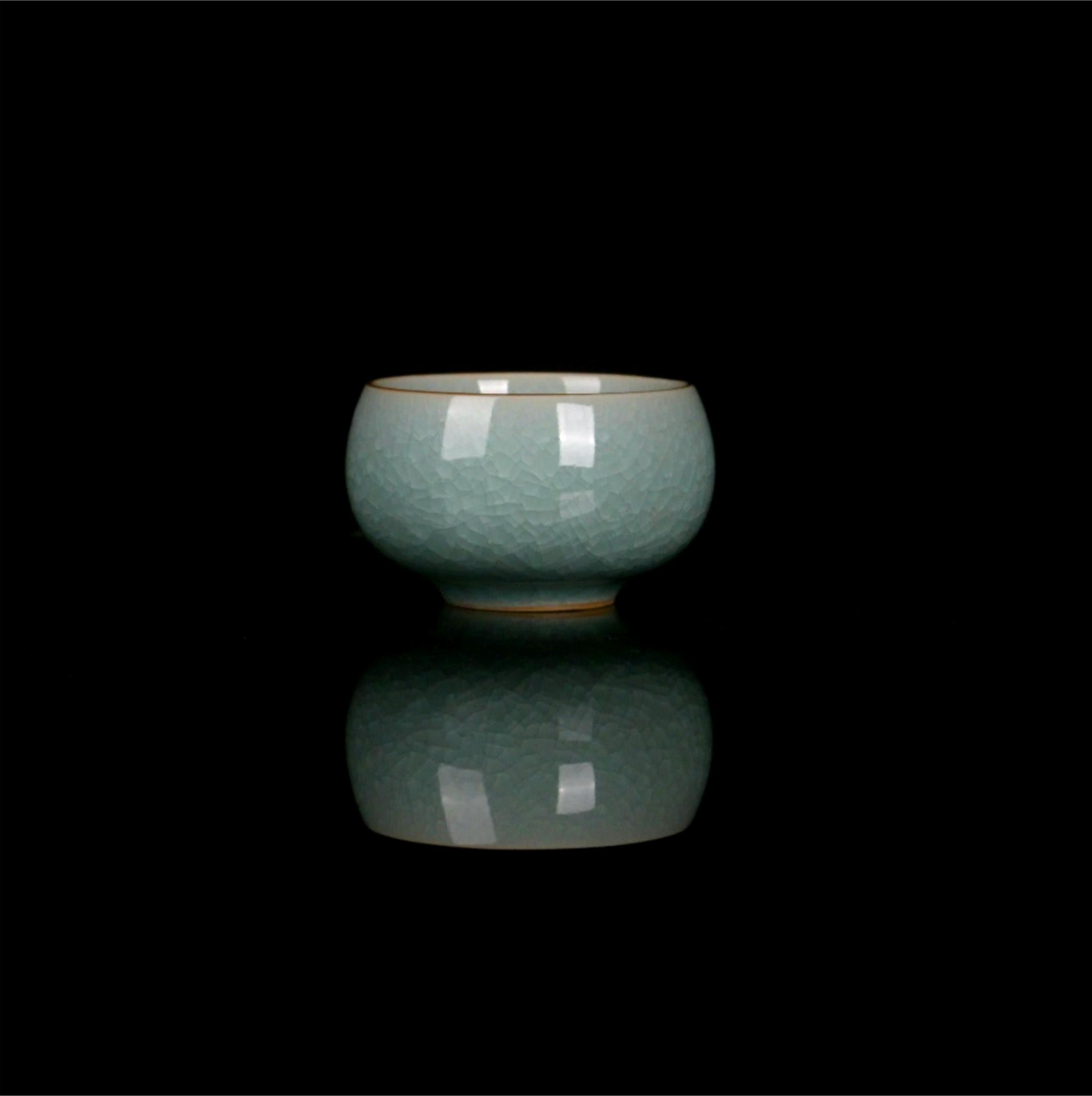 ru porcelain ice cracks teacup – Ru Ware Ice-Crackle Teacup Ru Kiln Crackles Arhat Teacup by Kungfuyang