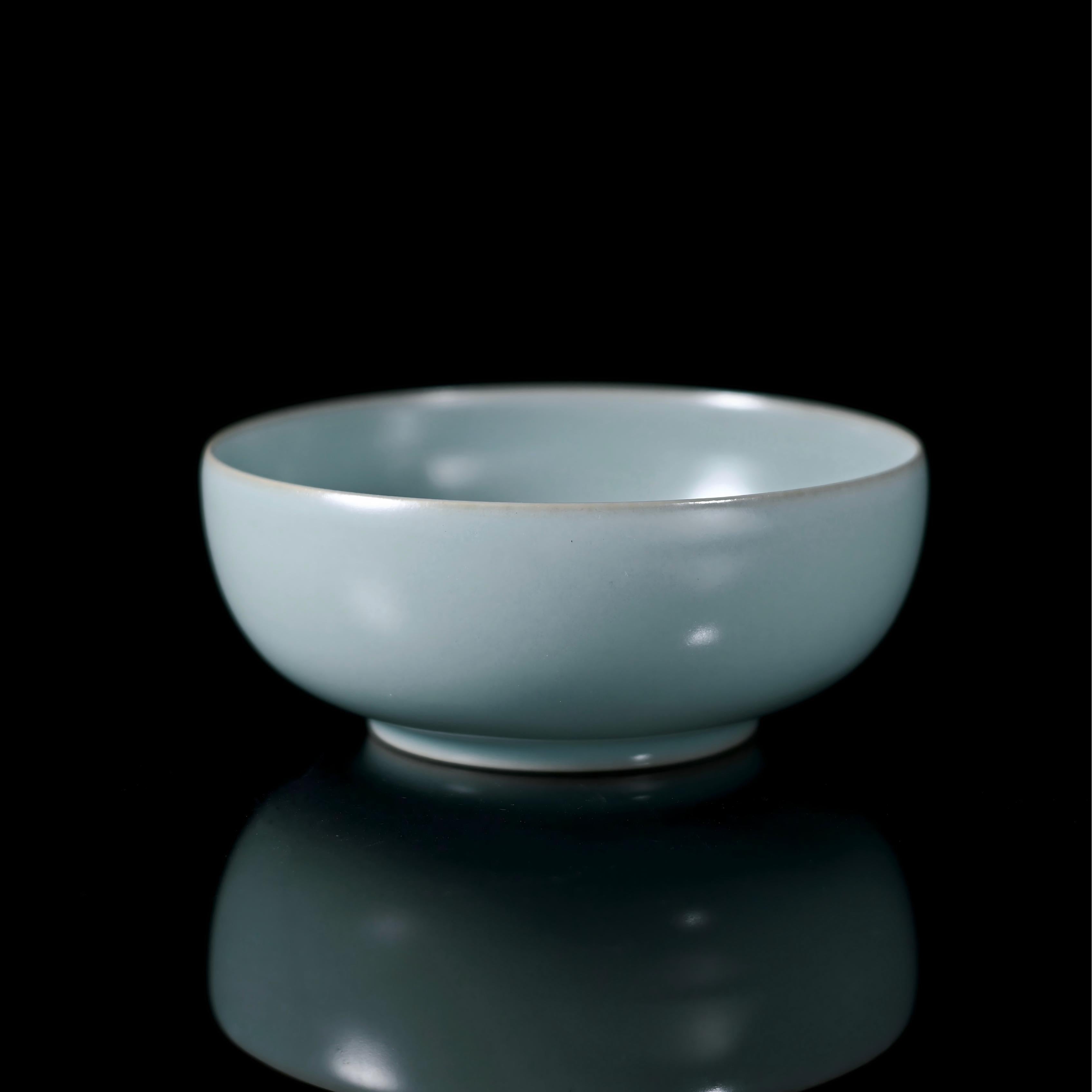 ru porcelain sky blue tea bowl – Ru Porcelain Sky-Blue Glaze Large Tea Bowl by Kungfuyang