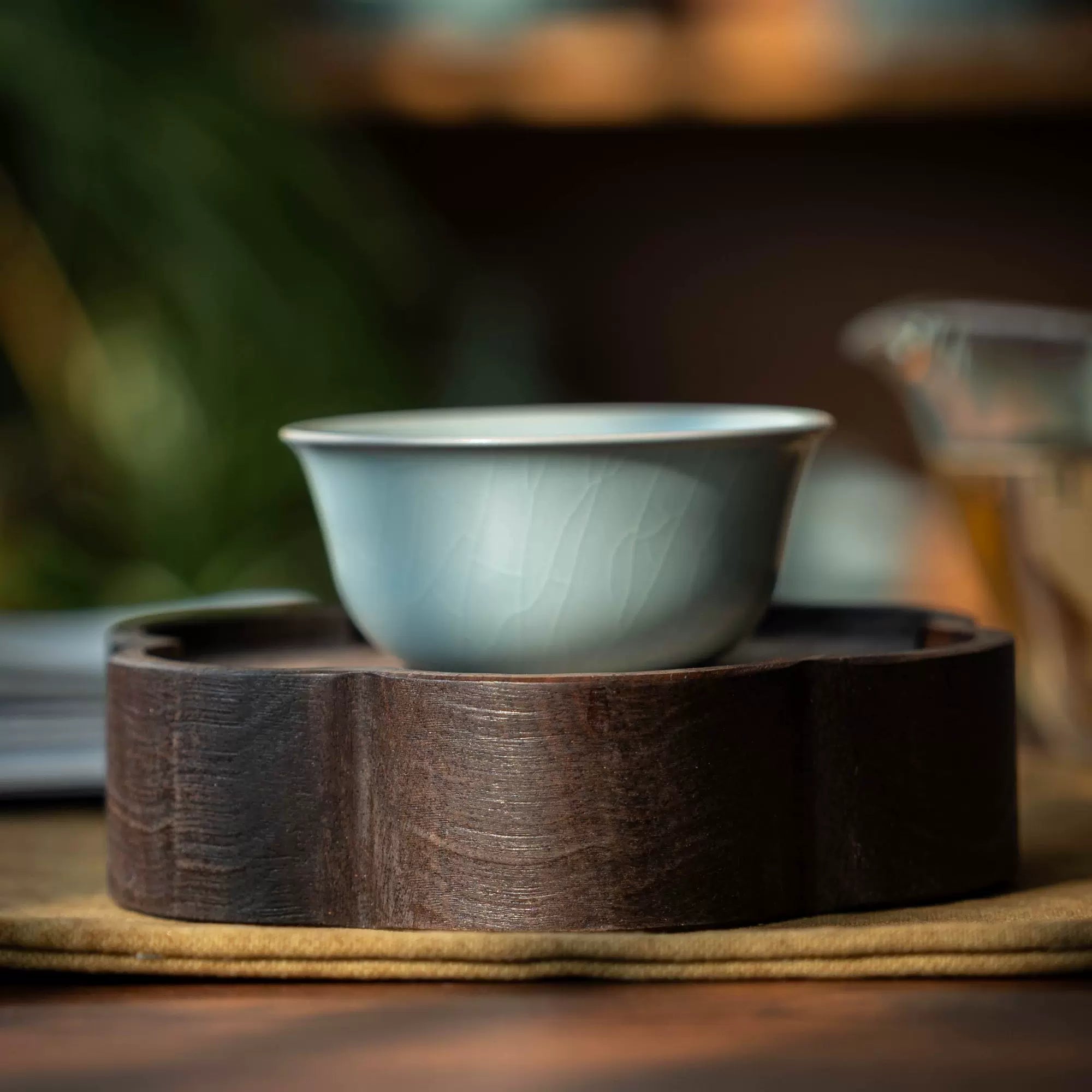 ru porcelain teacup – Ru Ware "Sesame Nail" Teacup Ice-Crackle Pattern 80ml by Kungfuyang