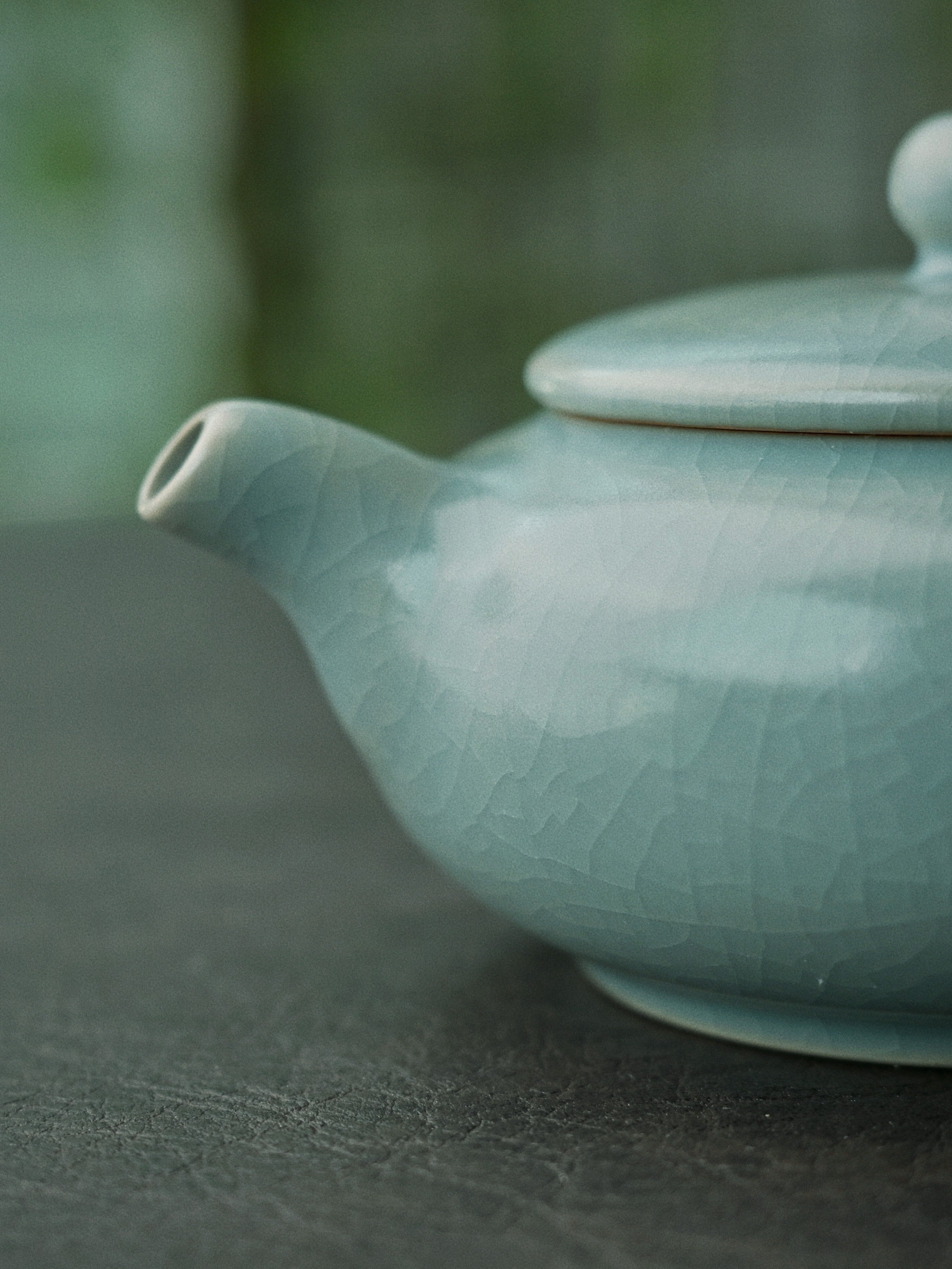 ru ware archaized teapot – Ru Porcelain Vintage Glaze Archaized Teapot 180ml by Kungfuyang