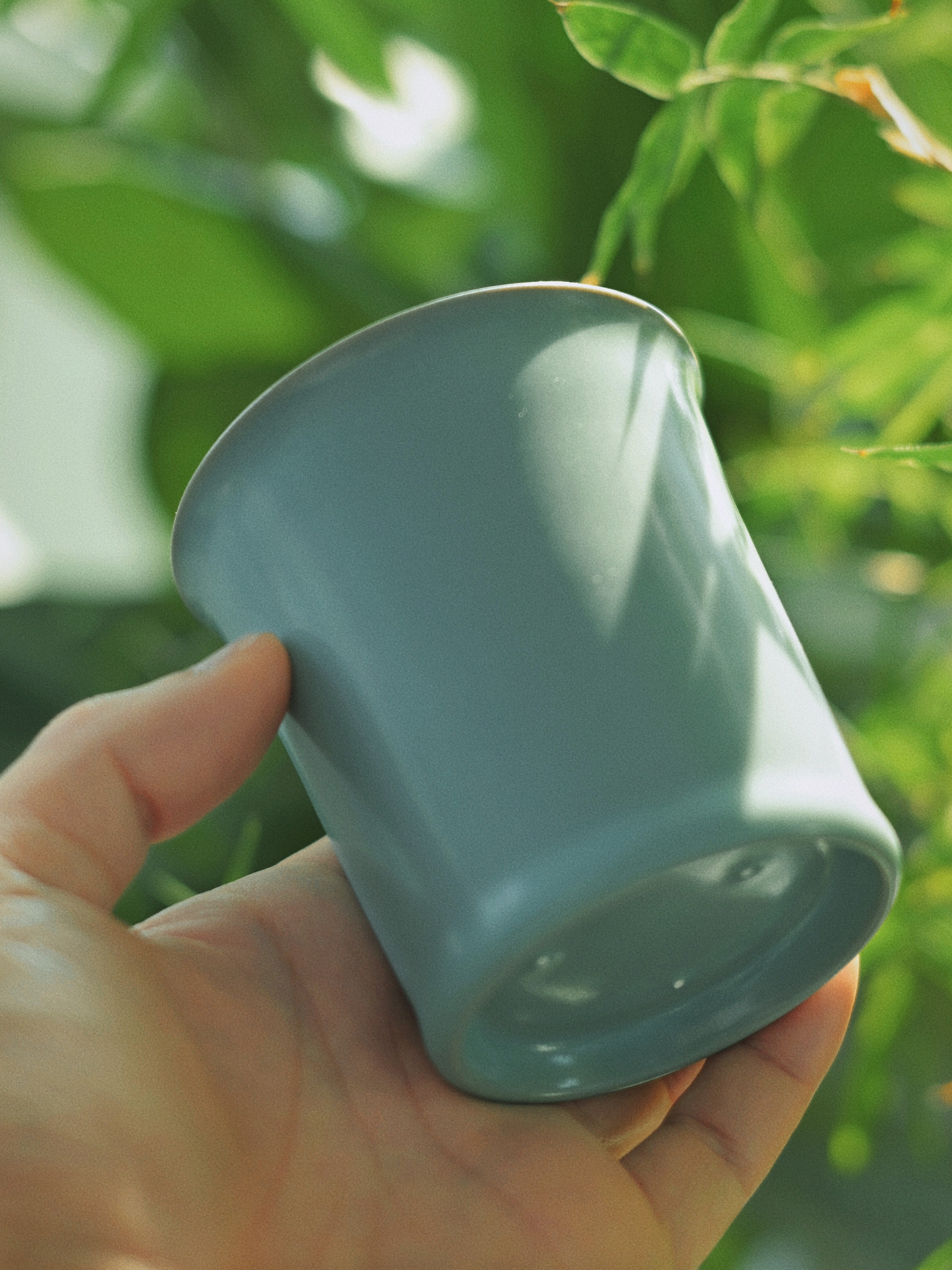 ru ware celadon ceramic teacup – Ru Porcelain Ceramic Cola Cup / Mug (160ml) by Kungfuyang