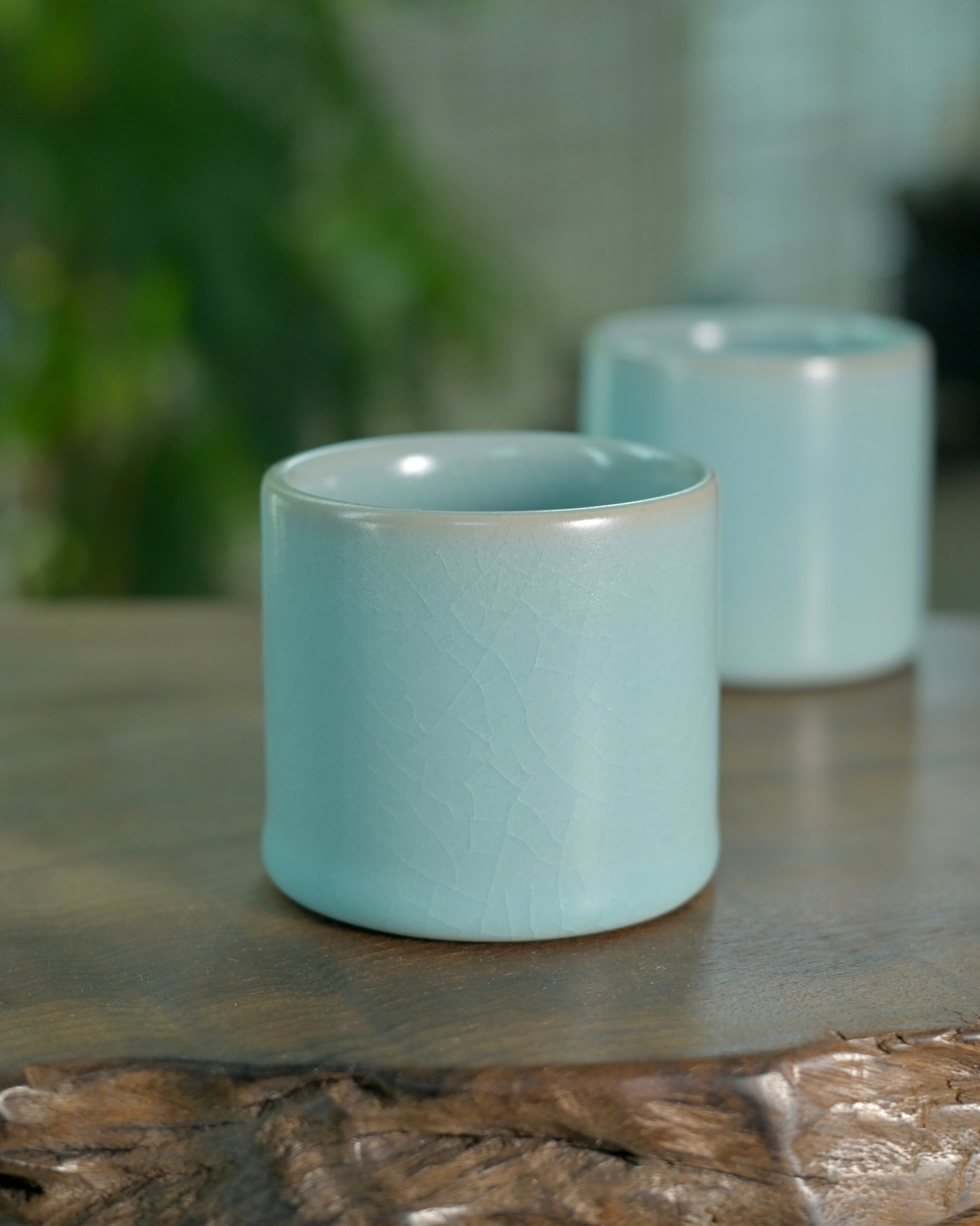 ru ware celadon teacup – Ru Ware Ring’s Cup 70ml by Kungfuyang