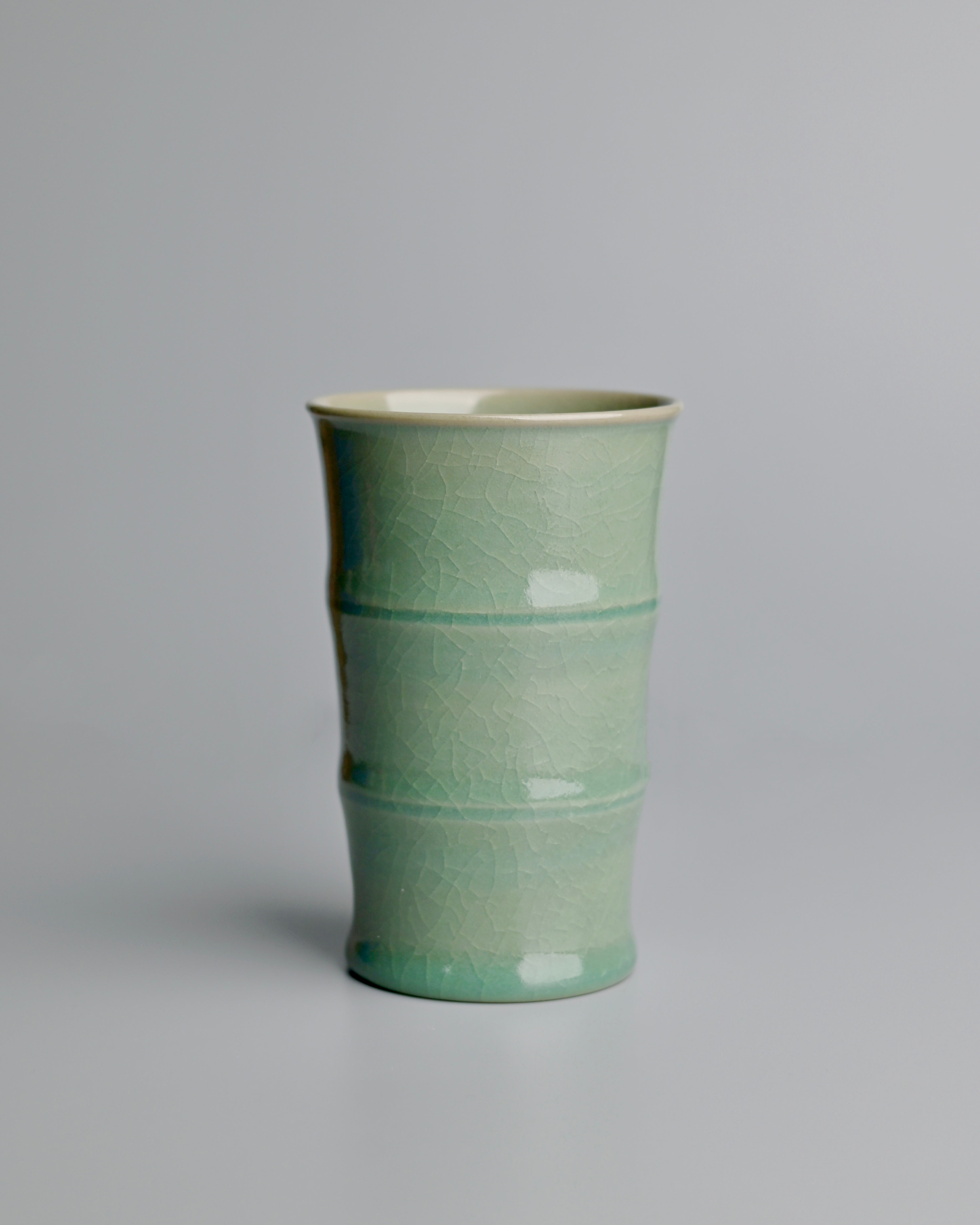 ru ware jade glaze cola cup – Ru Porcelain "Jade Bamboo" Cola Cup (300ml) by Kungfuyang